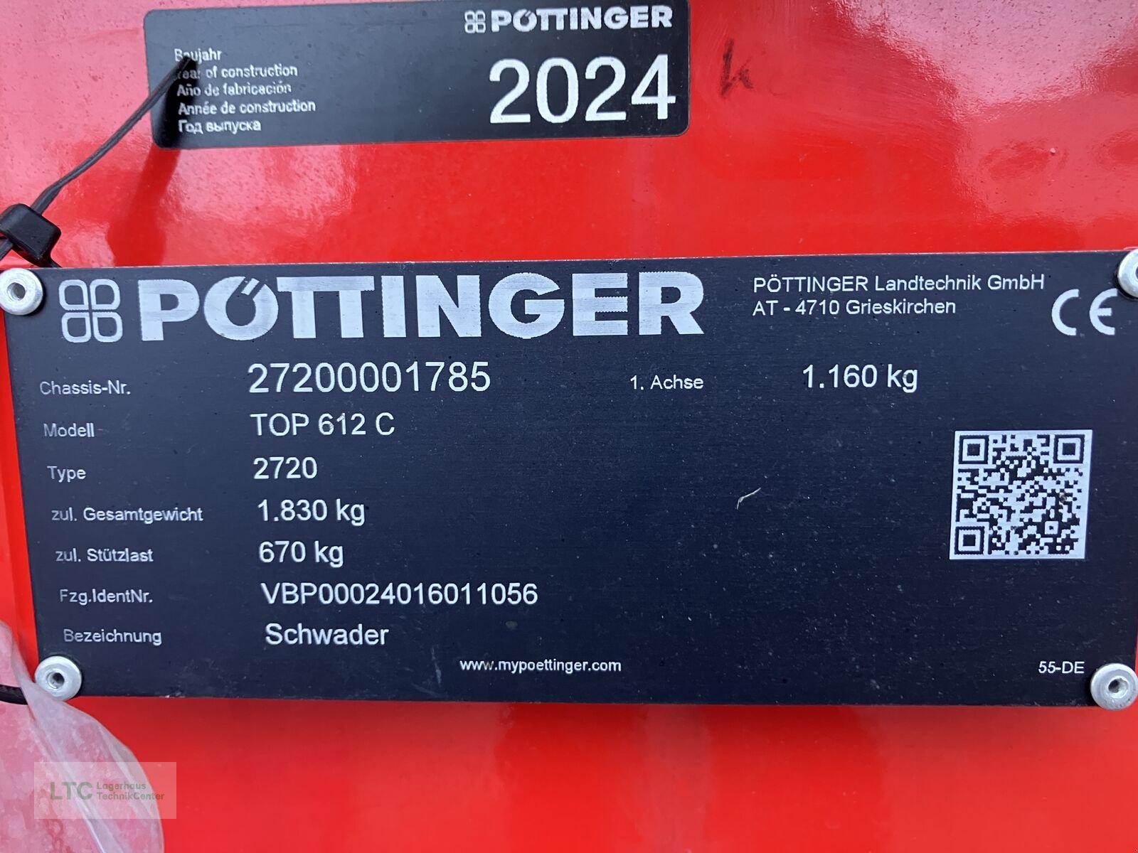 Schwader tipa Pöttinger TOP 612 C Doppelschwader, Neumaschine u Redlham (Slika 17)