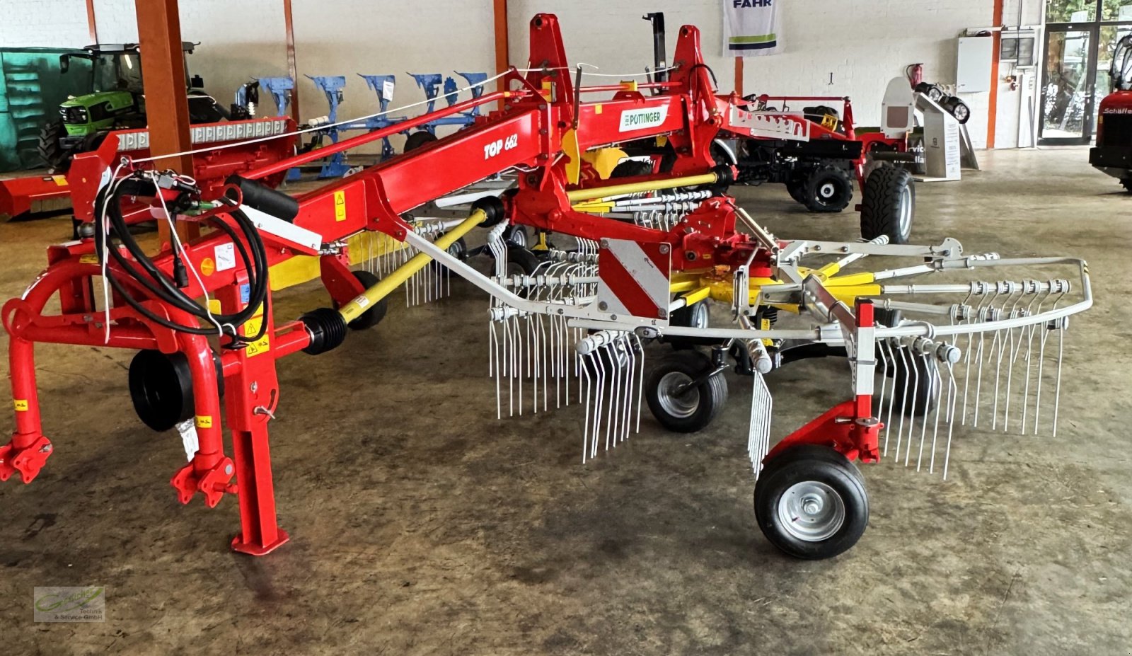 Schwader типа Pöttinger Top 662 Aktionsmaschine, Neumaschine в Neustadt (Фотография 4)