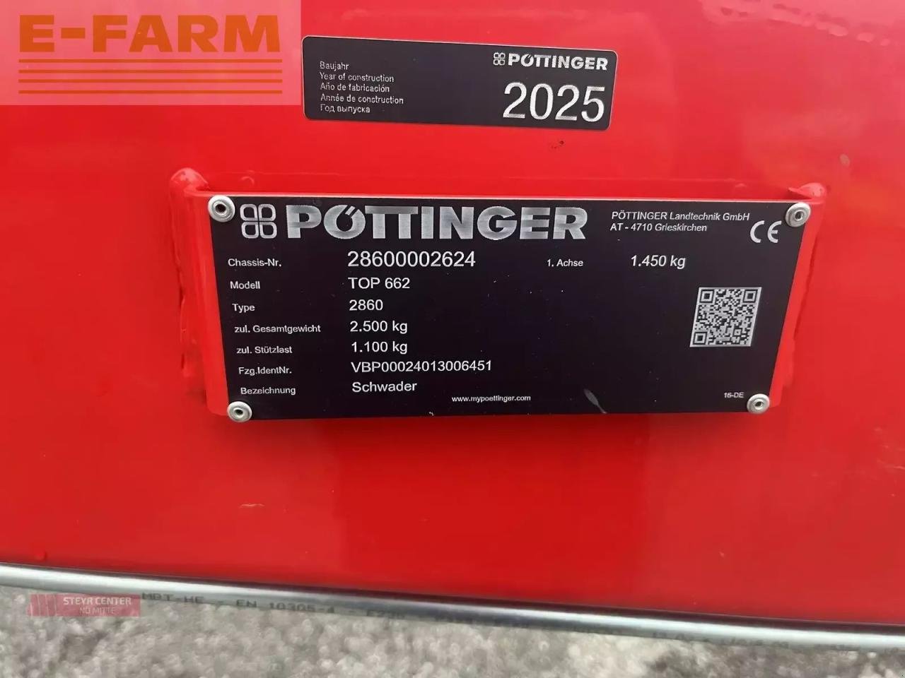 Schwader του τύπου Pöttinger top 662, Gebrauchtmaschine σε ST. PÖLTEN (Φωτογραφία 4)