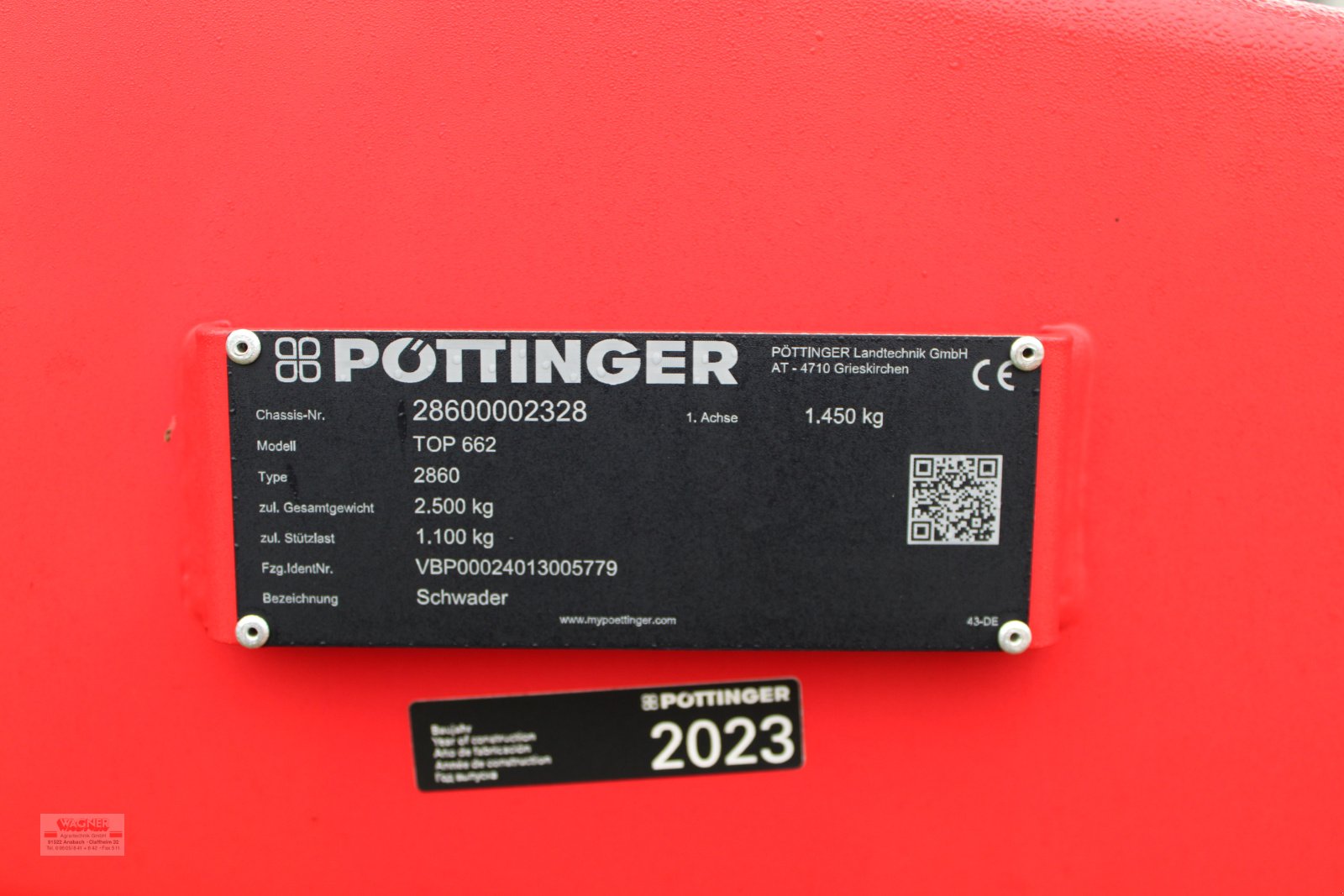 Schwader des Typs Pöttinger Top 662, Gebrauchtmaschine in Ansbach (Bild 5)