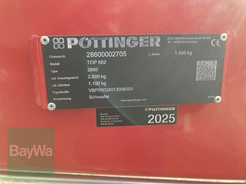 Schwader des Typs Pöttinger TOP 662, Gebrauchtmaschine in Miltach (Bild 8)