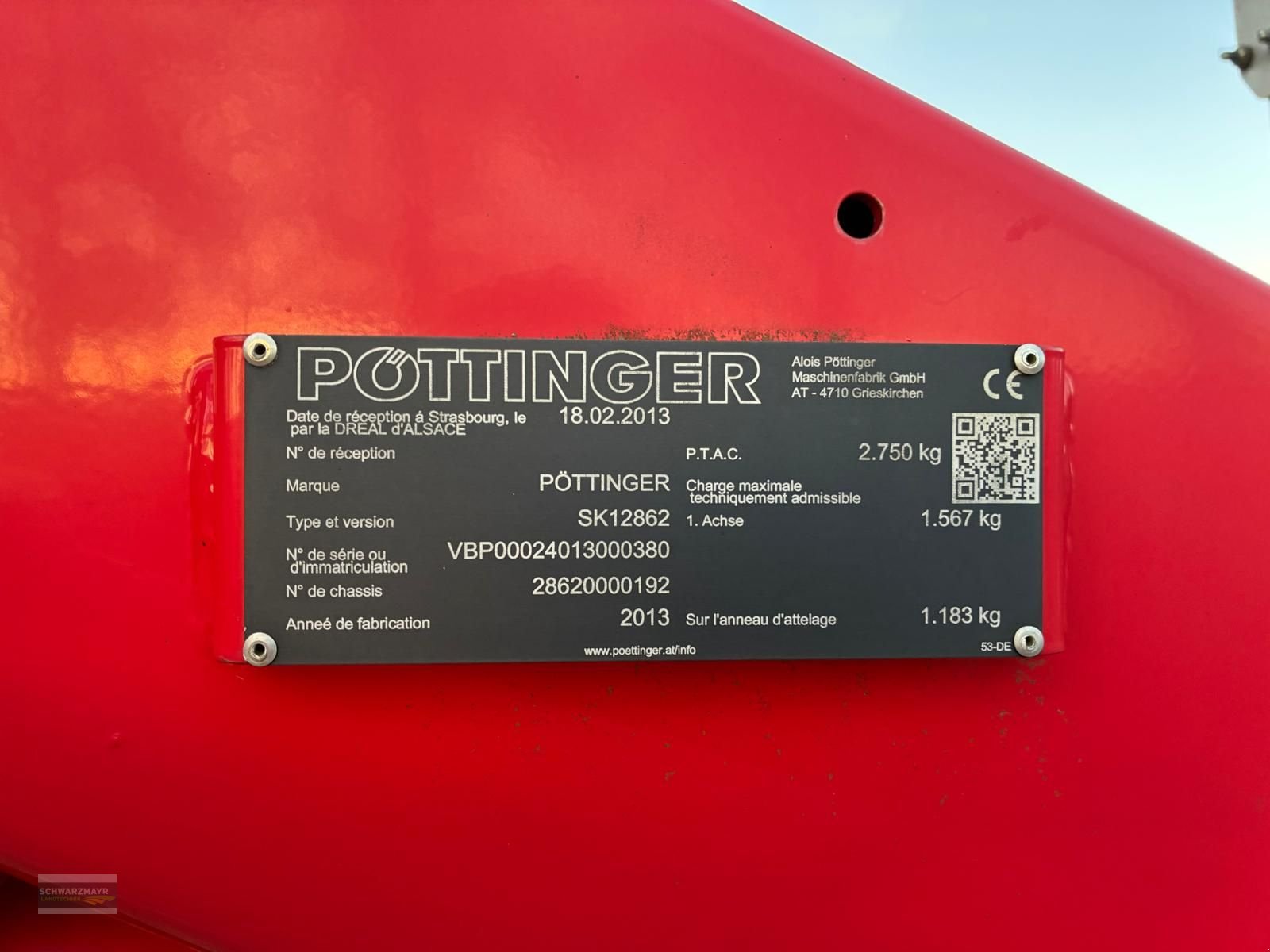 Schwader du type Pöttinger Top 722, Gebrauchtmaschine en Aurolzmünster (Photo 7)