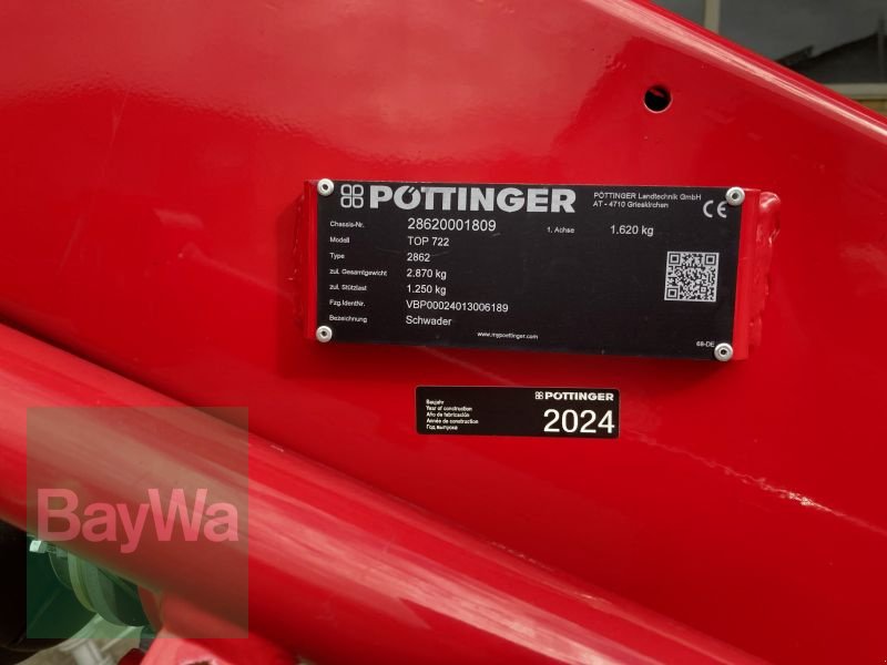 Schwader typu Pöttinger TOP 722, Gebrauchtmaschine v Neunburg v.Wald (Obrázok 13)