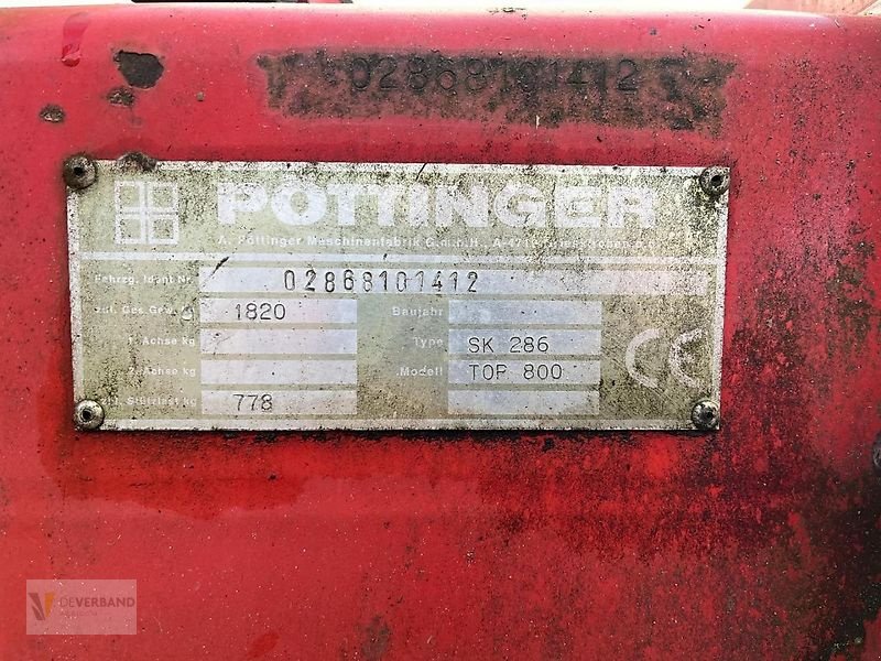 Schwader des Typs Pöttinger Top 800, Gebrauchtmaschine in Colmar-Berg (Bild 4)