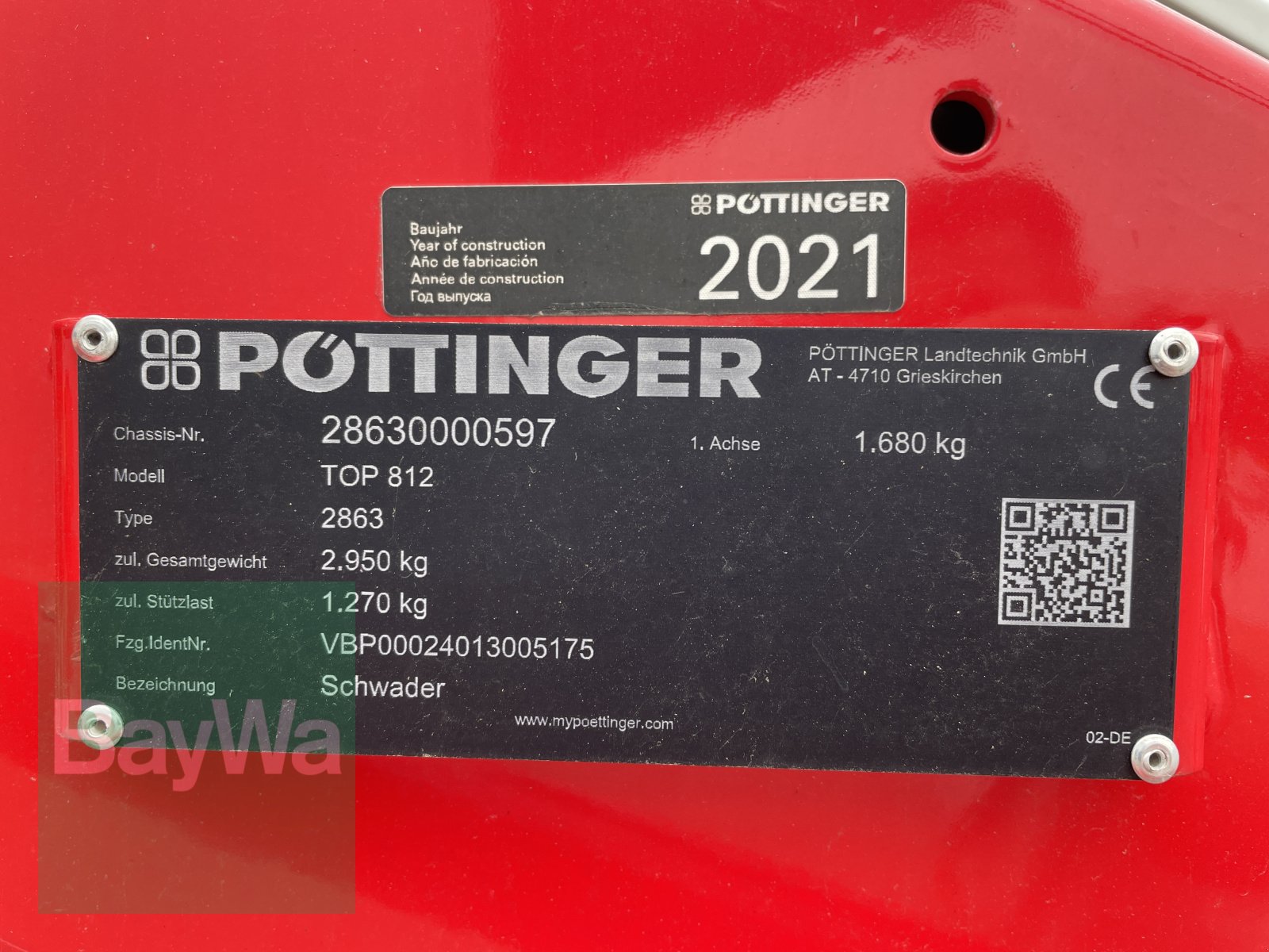 Schwader des Typs Pöttinger Top 812, Gebrauchtmaschine in Bamberg (Bild 11)