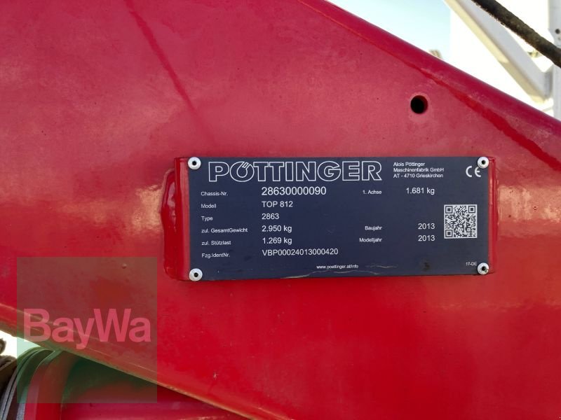 Schwader типа Pöttinger TOP 812, Gebrauchtmaschine в Obertraubling (Фотография 17)