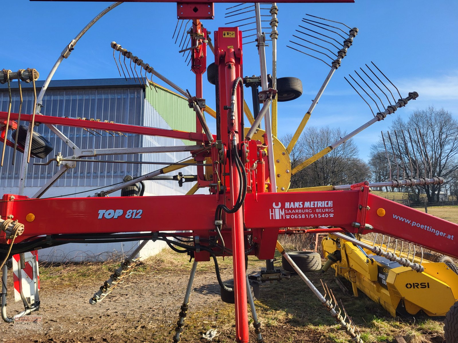 Schwader tipa Pöttinger Top 812, Gebrauchtmaschine u Kirkel-Altstadt (Slika 6)