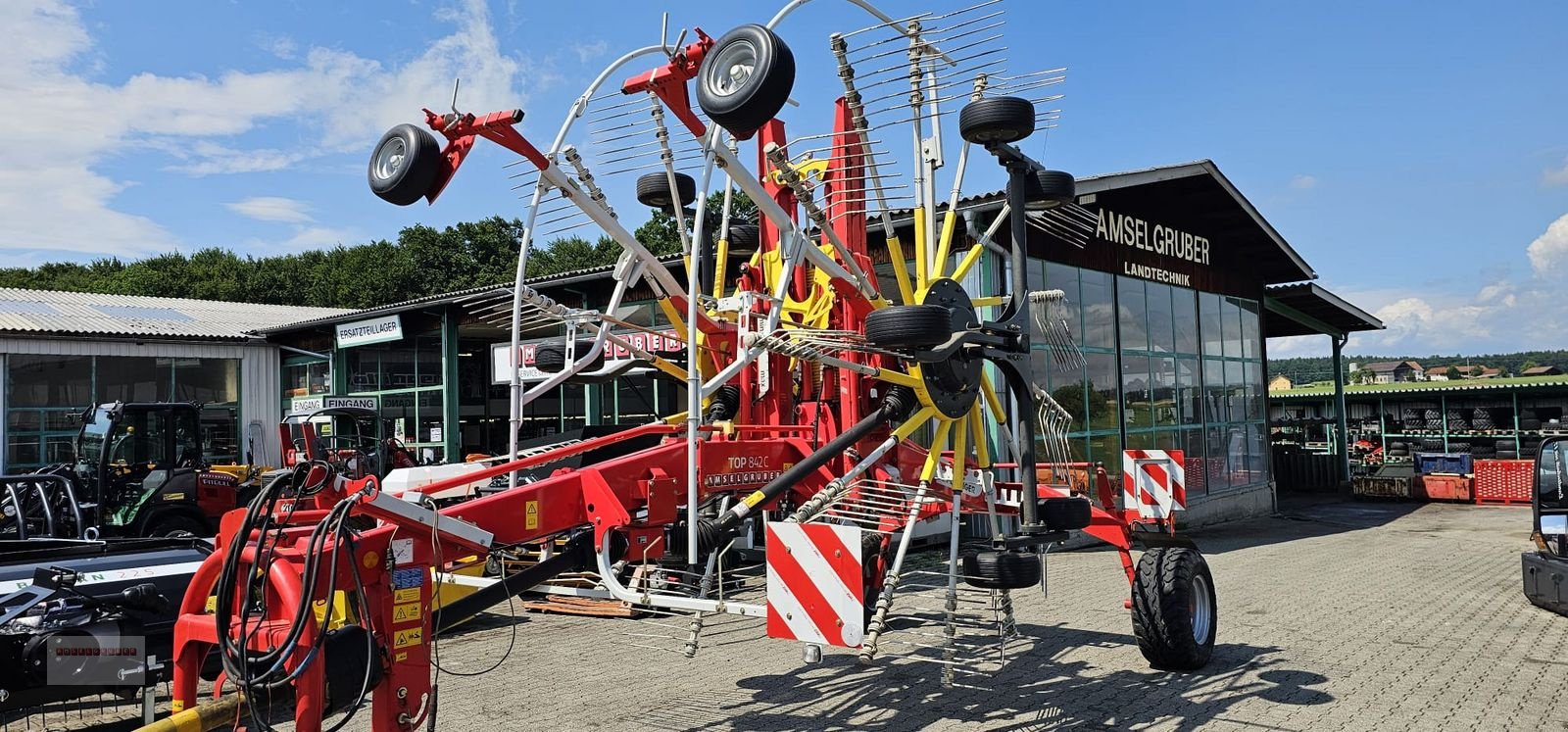 Schwader Türe ait Pöttinger TOP 842C, Gebrauchtmaschine içinde Tarsdorf (resim 11)