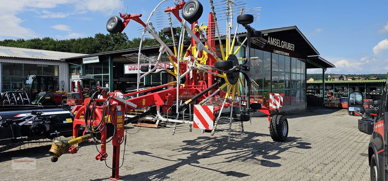 Schwader Türe ait Pöttinger TOP 842C, Gebrauchtmaschine içinde Tarsdorf (resim 3)