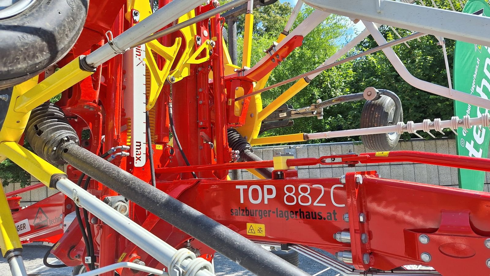 Schwader typu Pöttinger TOP 882 C, Vorführmaschine v Bergheim (Obrázek 9)