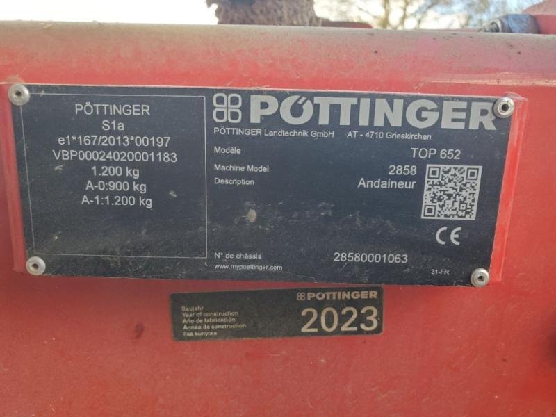 Schwader от тип Pöttinger TOP652, Gebrauchtmaschine в BRAY en Val (Снимка 11)