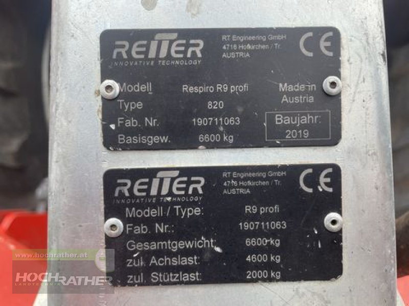 Schwader tipa Reiter Reiter Respiro R9 Profi, Gebrauchtmaschine u Kronstorf (Slika 11)