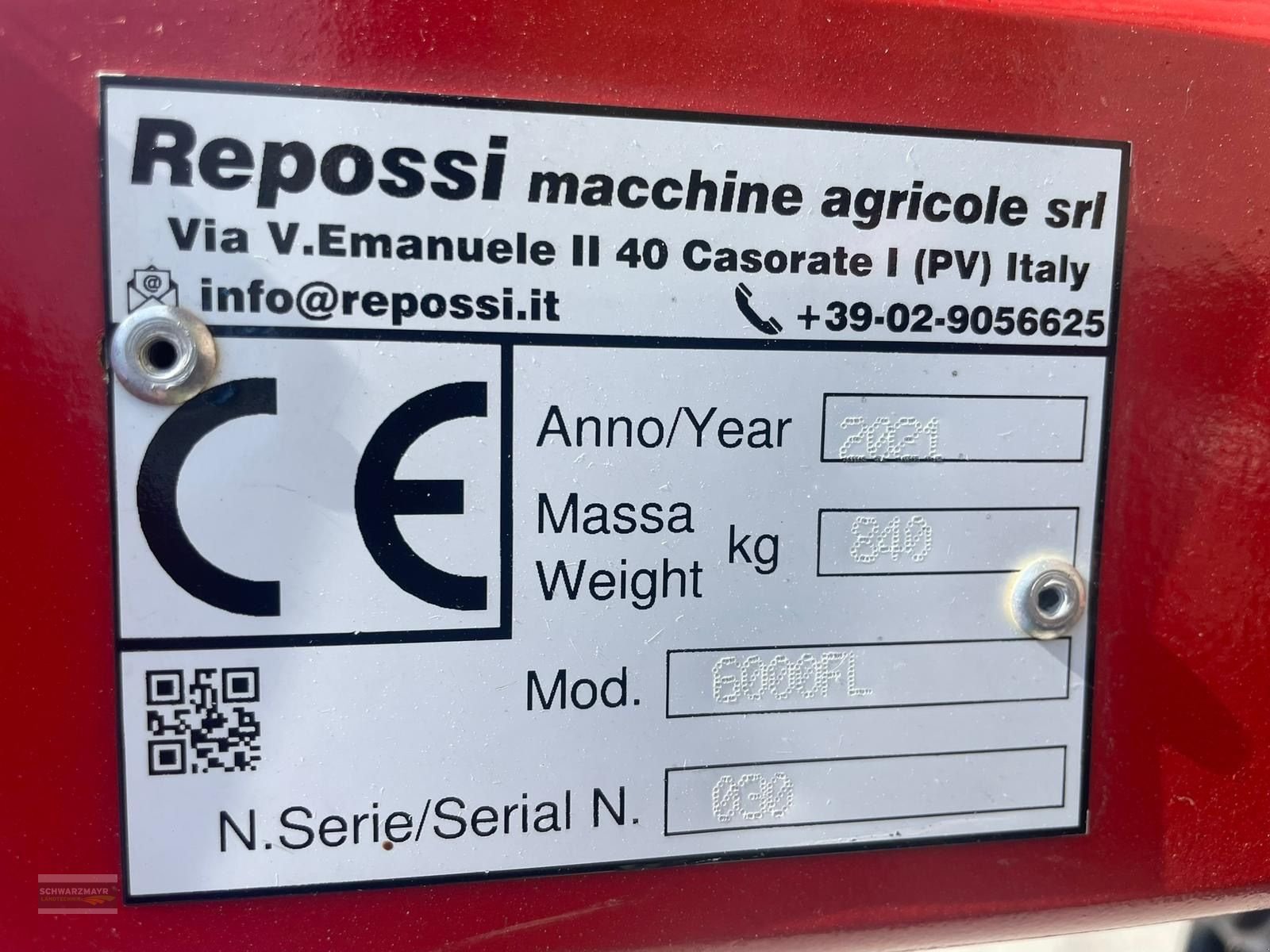 Schwader typu Repossi 6000 FL, Gebrauchtmaschine v Gampern (Obrázek 5)