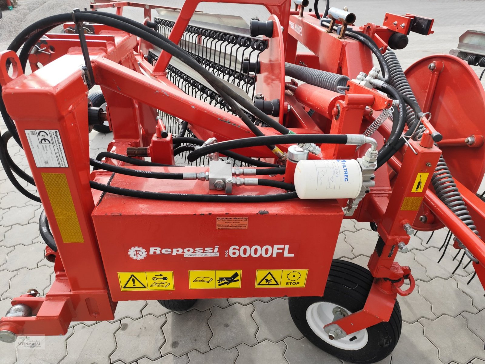 Schwader типа Repossi 6000FL, Gebrauchtmaschine в Petting (Фотография 6)