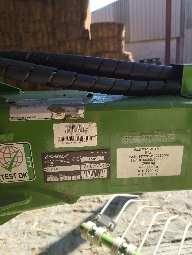 Schwader typu SaMASZ DUO 680, Gebrauchtmaschine v Calmont (Obrázek 4)