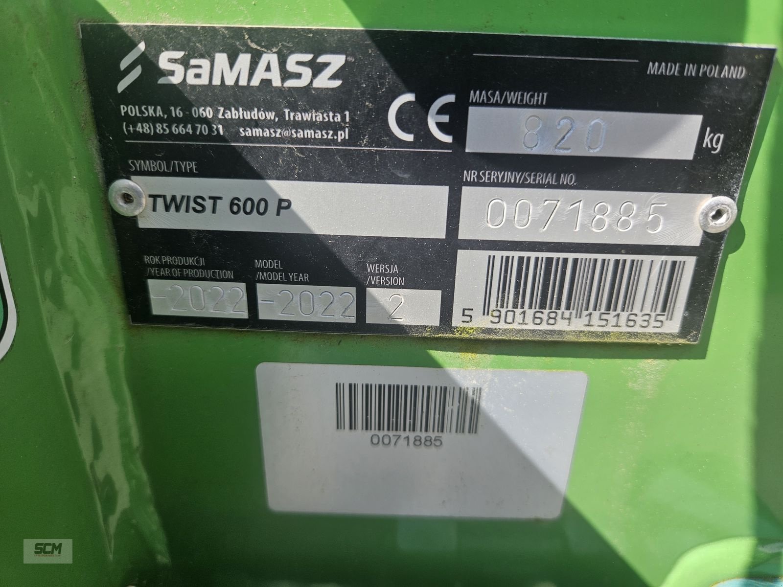 Schwader des Typs SaMASZ Samasz Twist 600 Front, Neumaschine in St. Marein (Bild 2)