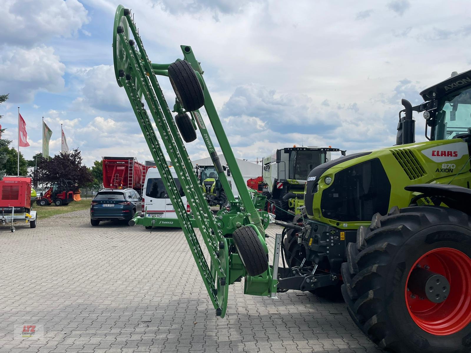 Schwader des Typs SaMASZ Twist 600 P, Gebrauchtmaschine in Hartmannsdorf (Bild 6)