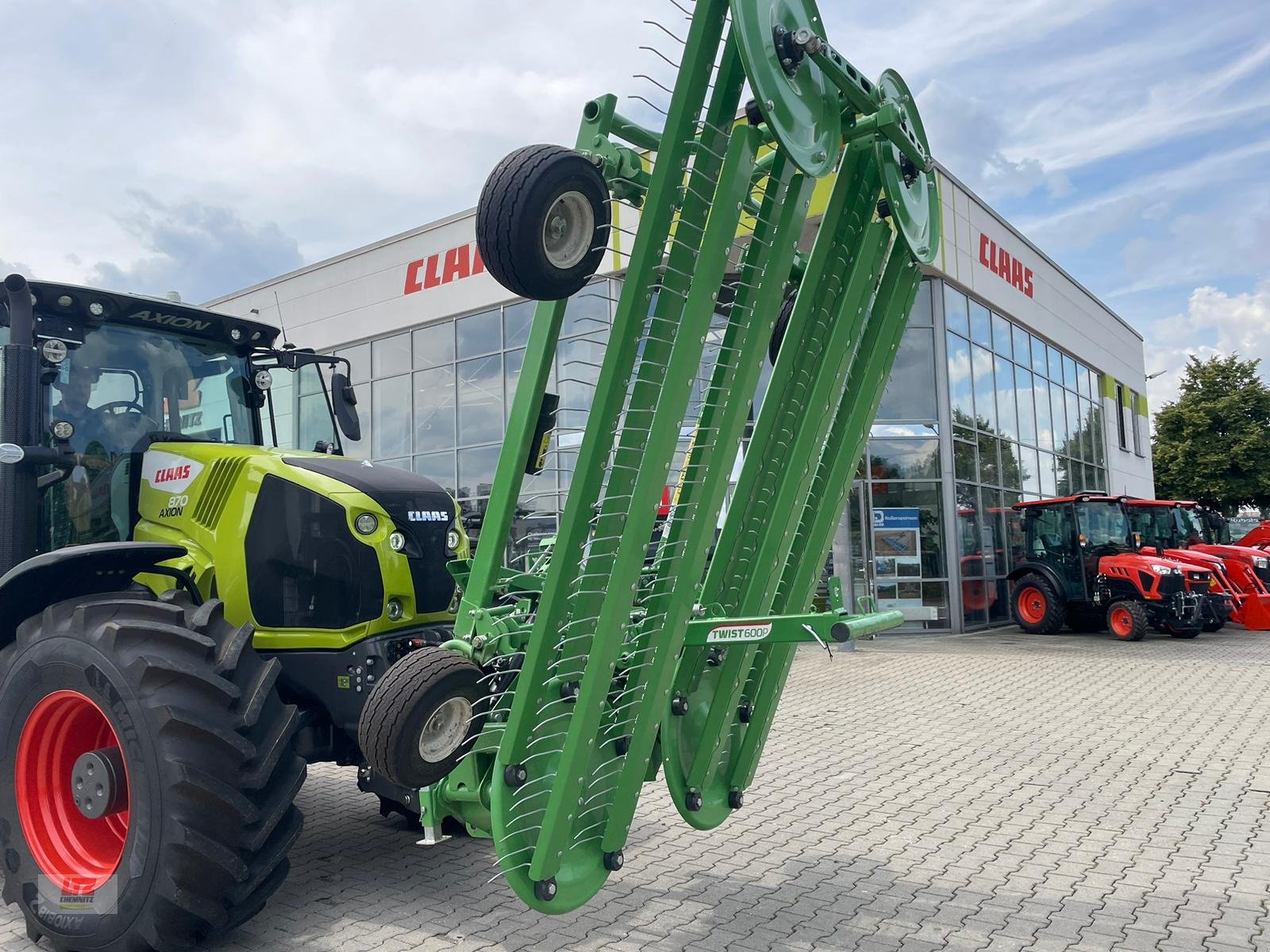 Schwader des Typs SaMASZ Twist 600 P, Gebrauchtmaschine in Hartmannsdorf (Bild 8)