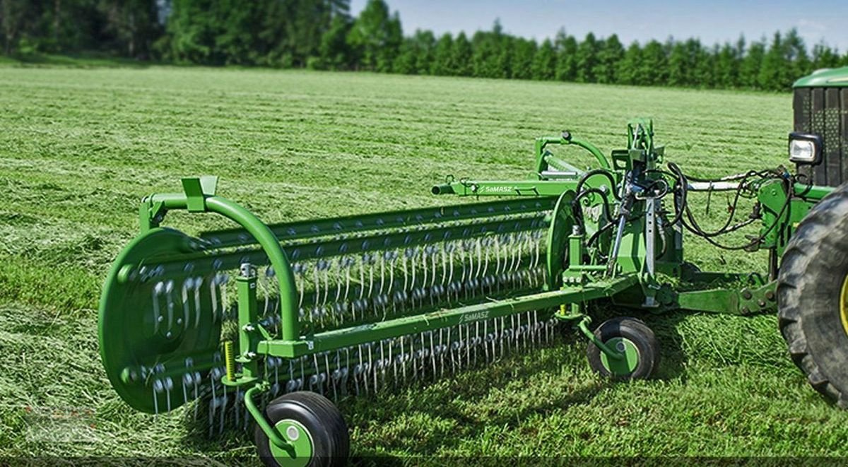 Schwader typu SaMASZ Twist 600P-Kammschwader-Doppelschwader-Schwader, Vorführmaschine v Eberschwang (Obrázek 21)