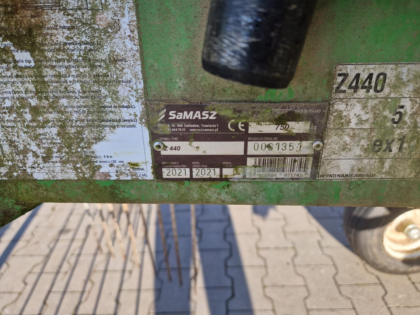 Schwader typu SaMASZ Z 440, Gebrauchtmaschine v Bad Sobernheim (Obrázek 6)