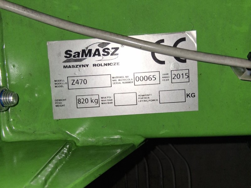 Schwader des Typs SaMASZ Z 470, Gebrauchtmaschine in Marklkofen (Bild 1)