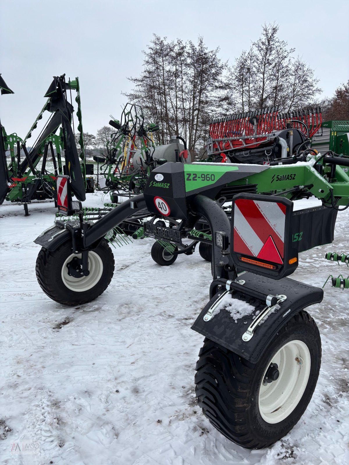 Schwader Türe ait SaMASZ Z2- 960 Zweikreiselschwader, Neumaschine içinde Berumerfehn (resim 7)