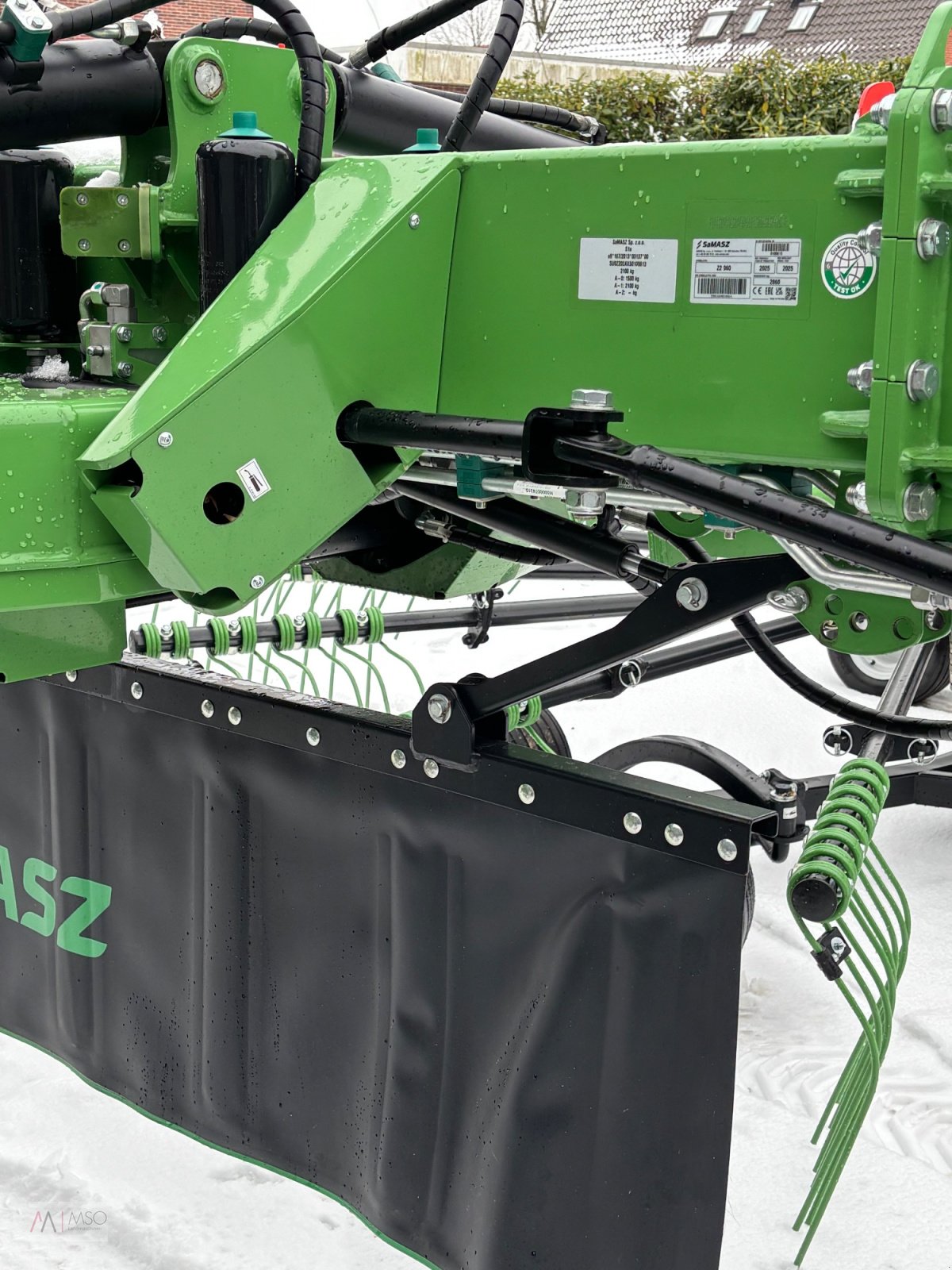 Schwader Türe ait SaMASZ Z2- 960 Zweikreiselschwader, Neumaschine içinde Berumerfehn (resim 8)