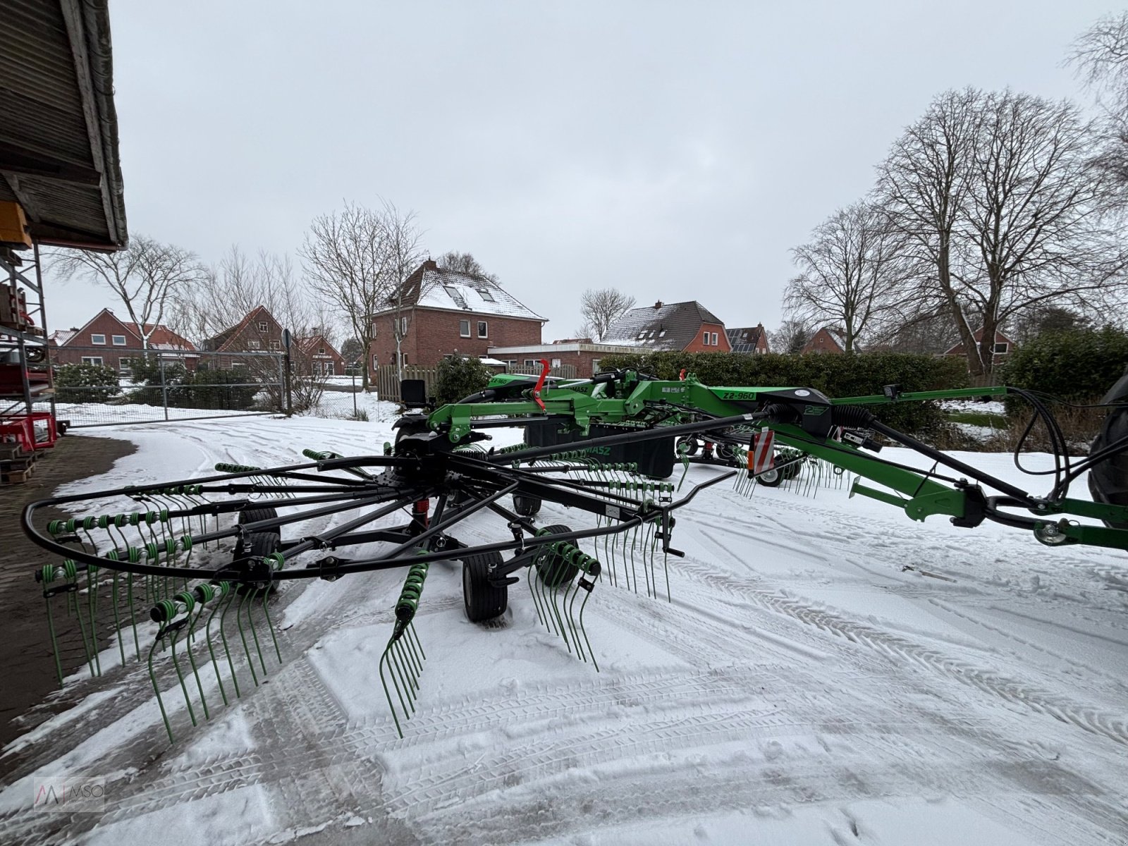 Schwader Türe ait SaMASZ Z2- 960 Zweikreiselschwader, Neumaschine içinde Berumerfehn (resim 9)