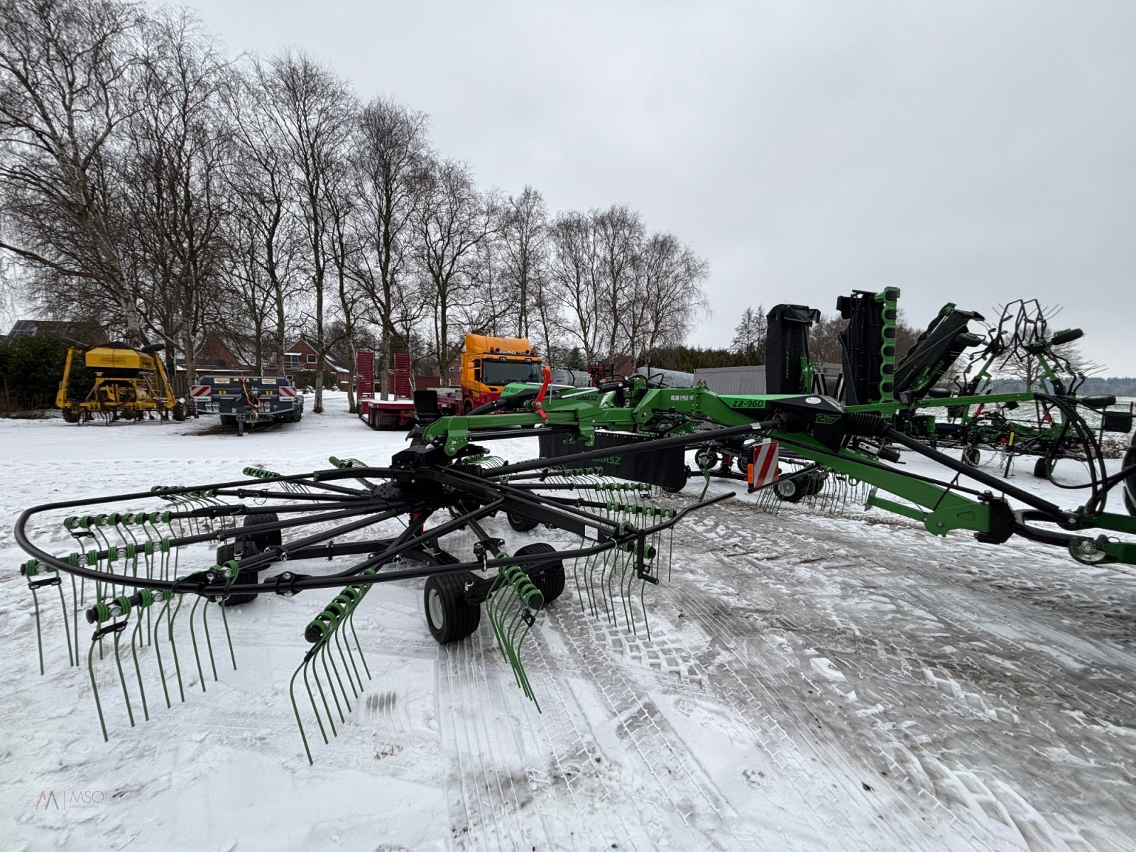 Schwader Türe ait SaMASZ Z2- 960 Zweikreiselschwader, Neumaschine içinde Berumerfehn (resim 11)