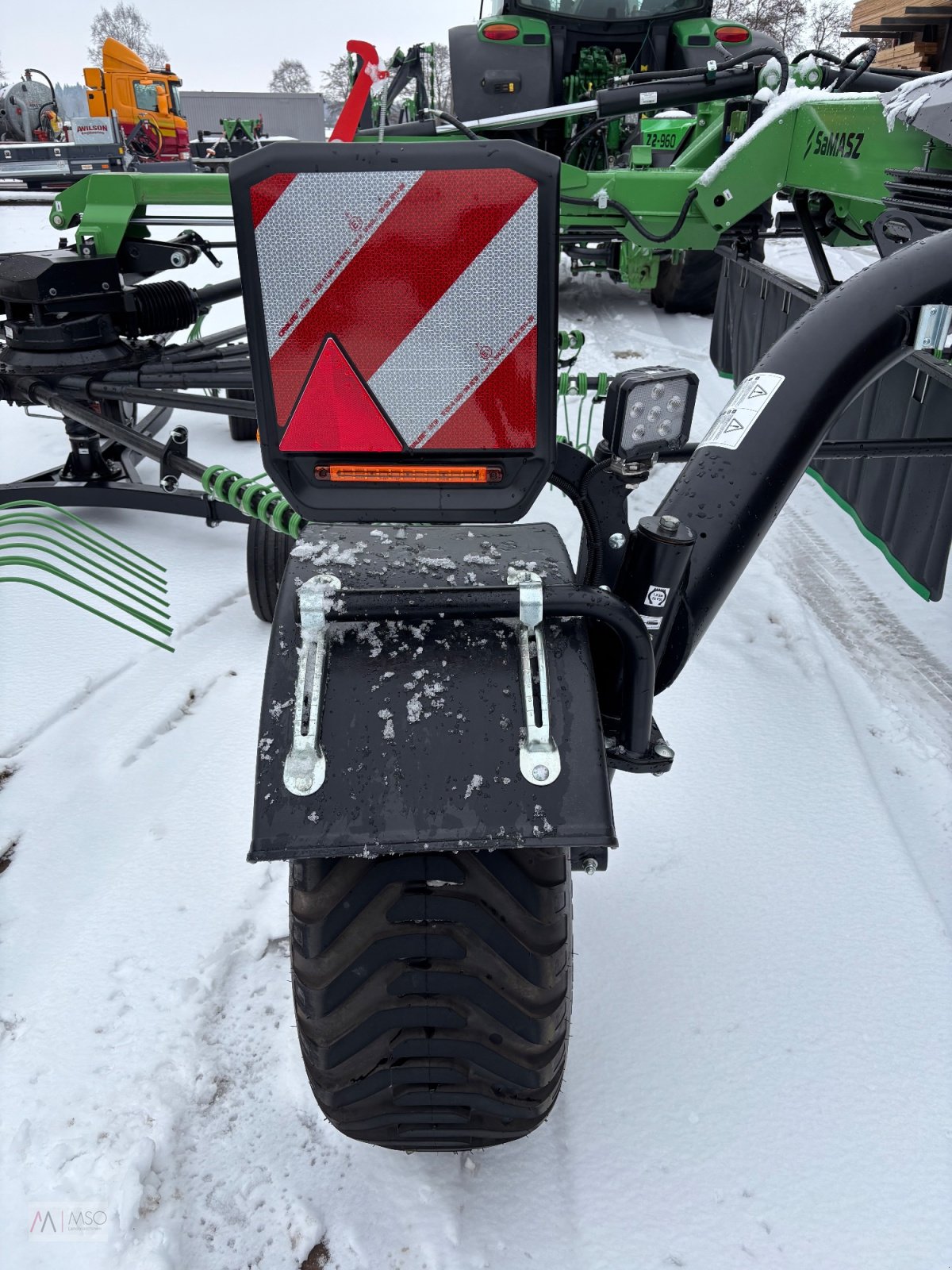 Schwader Türe ait SaMASZ Z2- 960 Zweikreiselschwader, Neumaschine içinde Berumerfehn (resim 13)