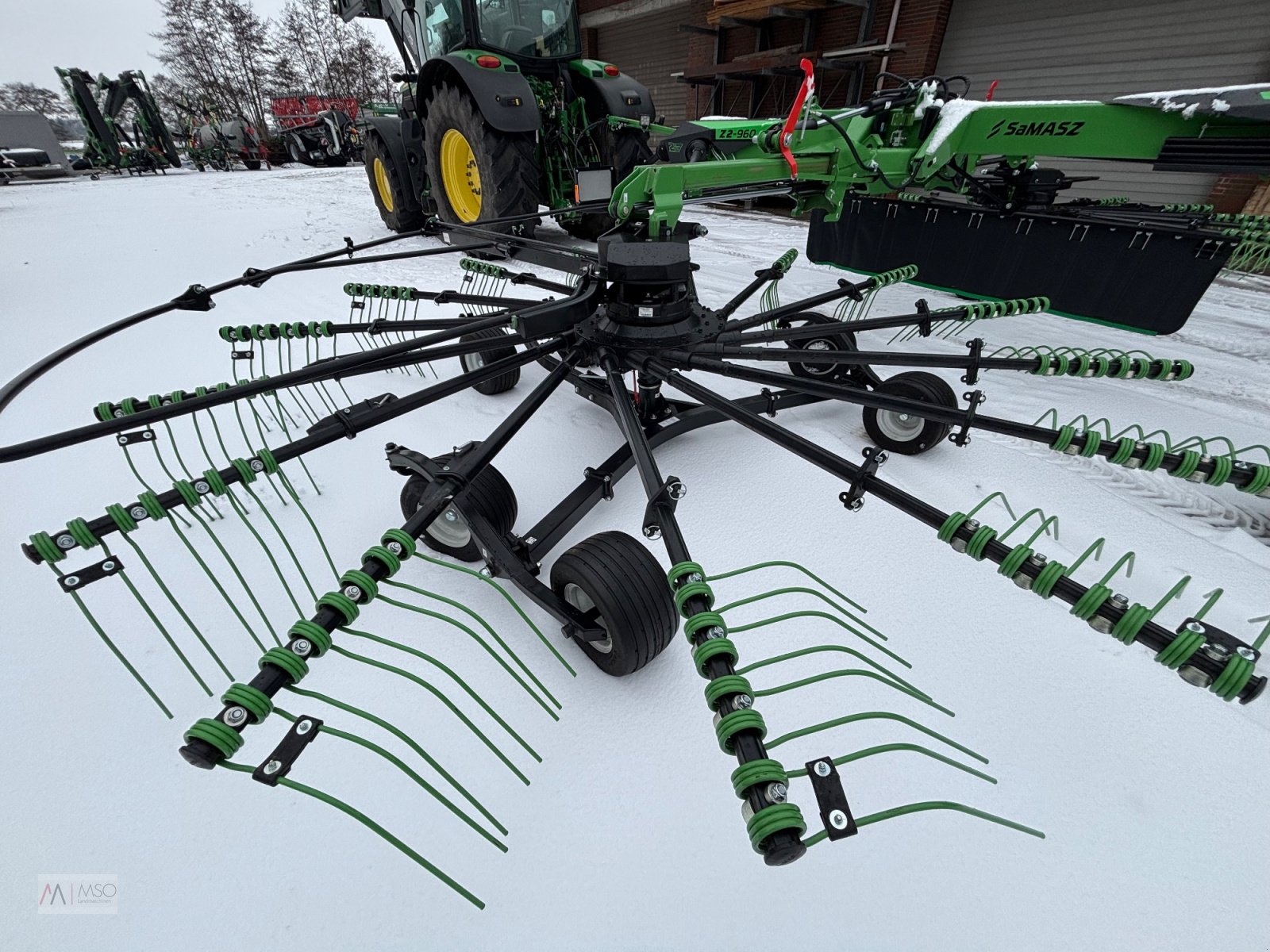 Schwader Türe ait SaMASZ Z2- 960 Zweikreiselschwader, Neumaschine içinde Berumerfehn (resim 14)