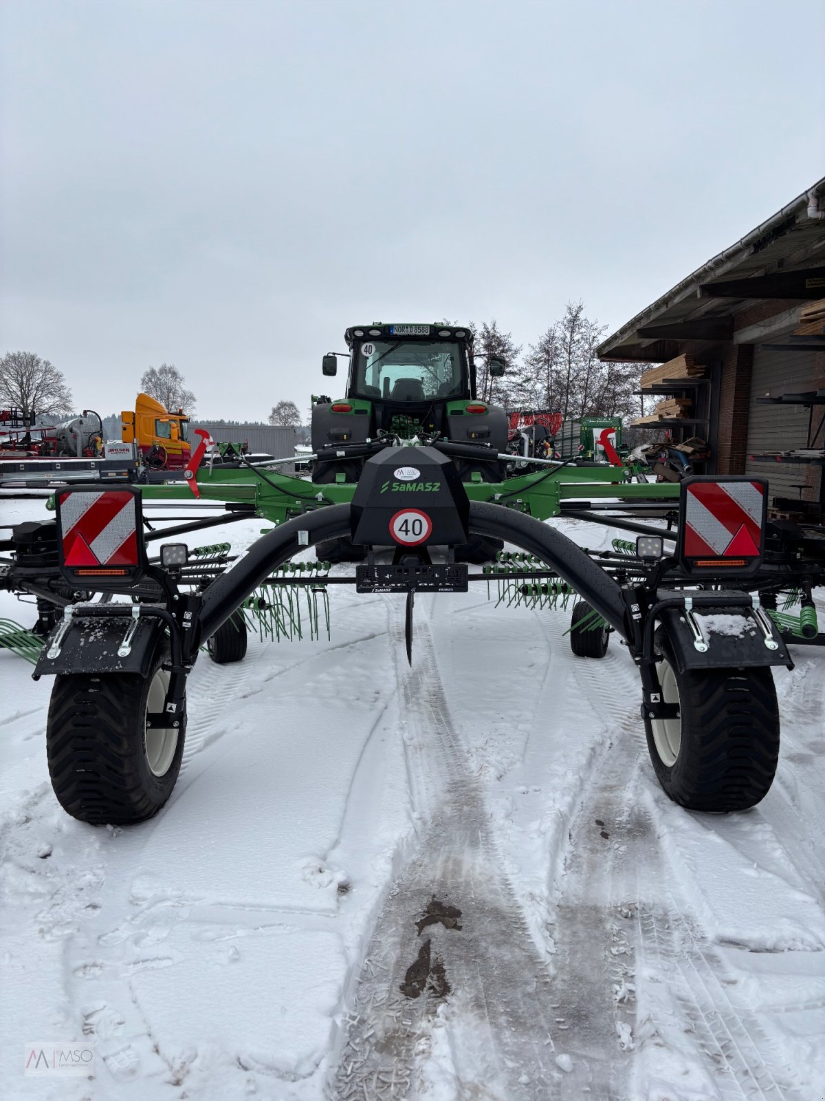 Schwader Türe ait SaMASZ Z2- 960 Zweikreiselschwader, Neumaschine içinde Berumerfehn (resim 15)