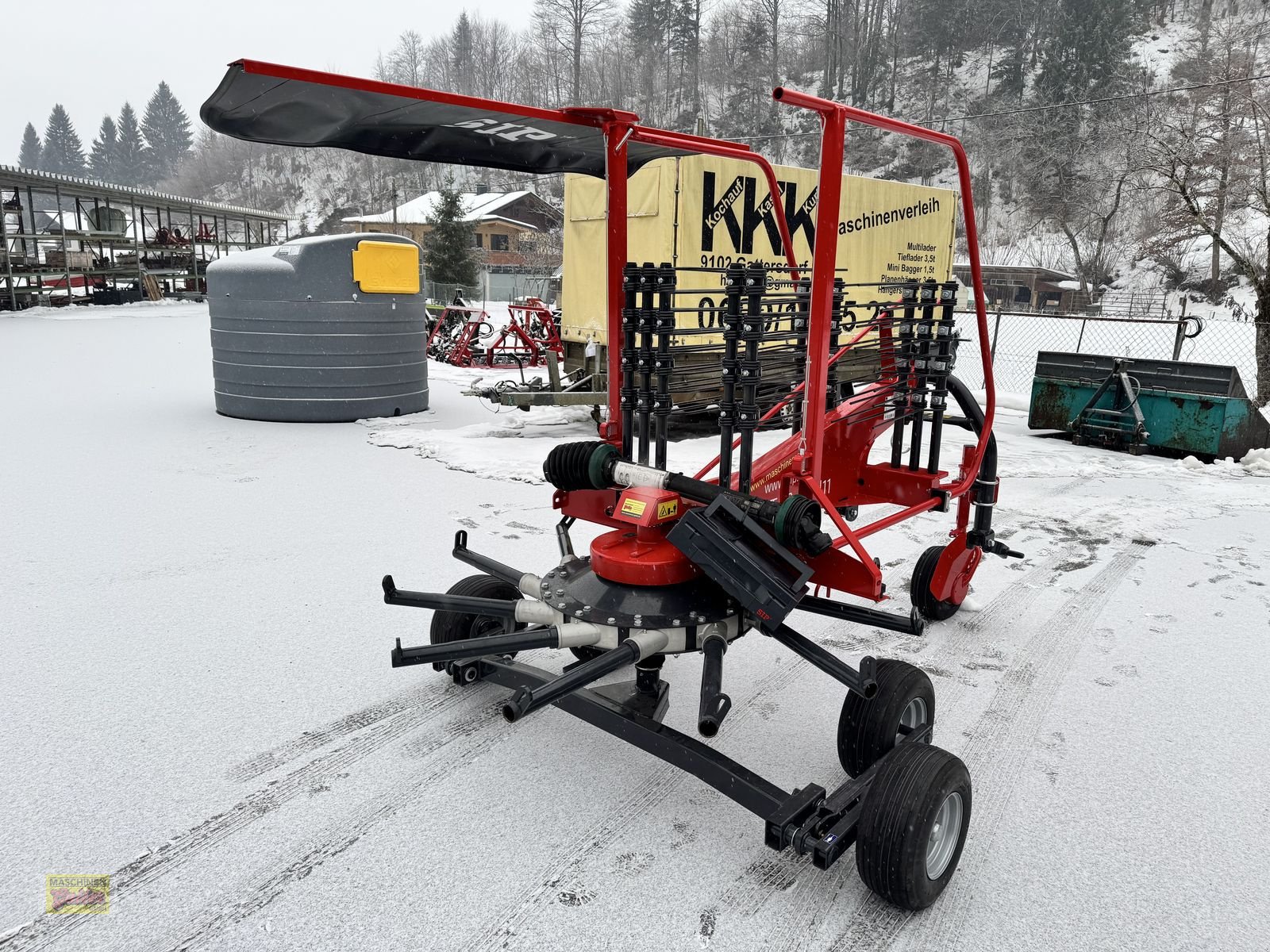 Schwader Türe ait SIP Star 400/11 Einkreiselschwader mit Tastrad, Neumaschine içinde Kötschach (resim 7)