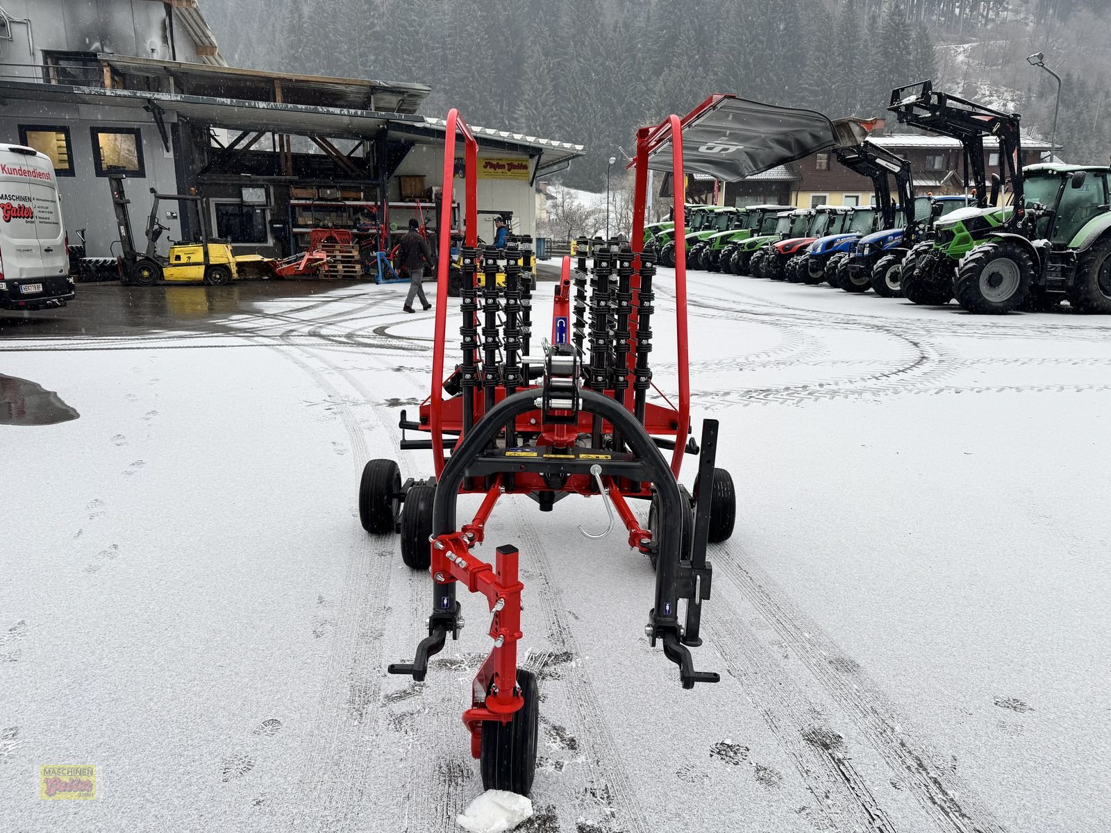 Schwader Türe ait SIP Star 400/11 Einkreiselschwader mit Tastrad, Neumaschine içinde Kötschach (resim 2)