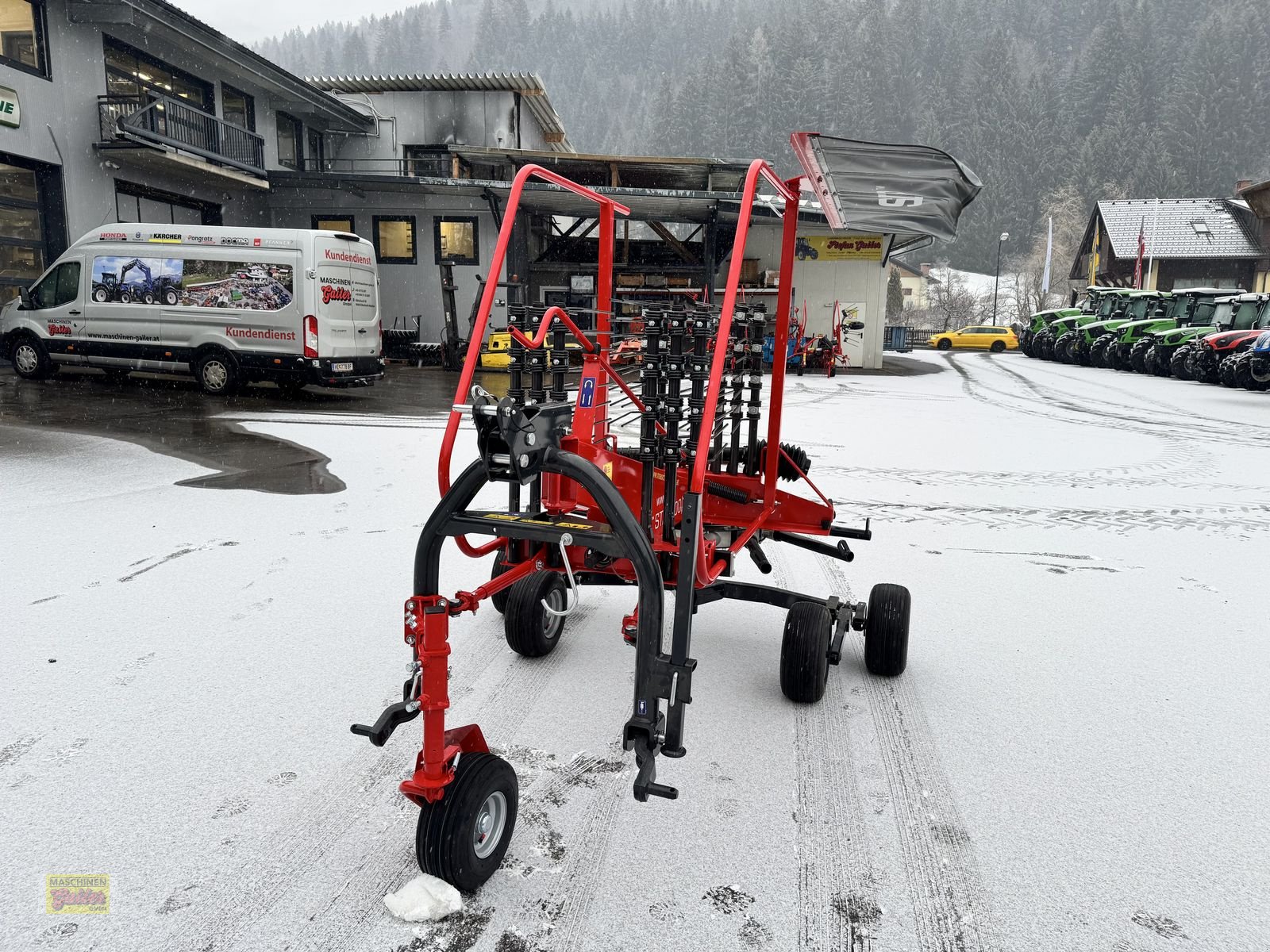 Schwader Türe ait SIP Star 400/11 Einkreiselschwader mit Tastrad, Neumaschine içinde Kötschach (resim 14)