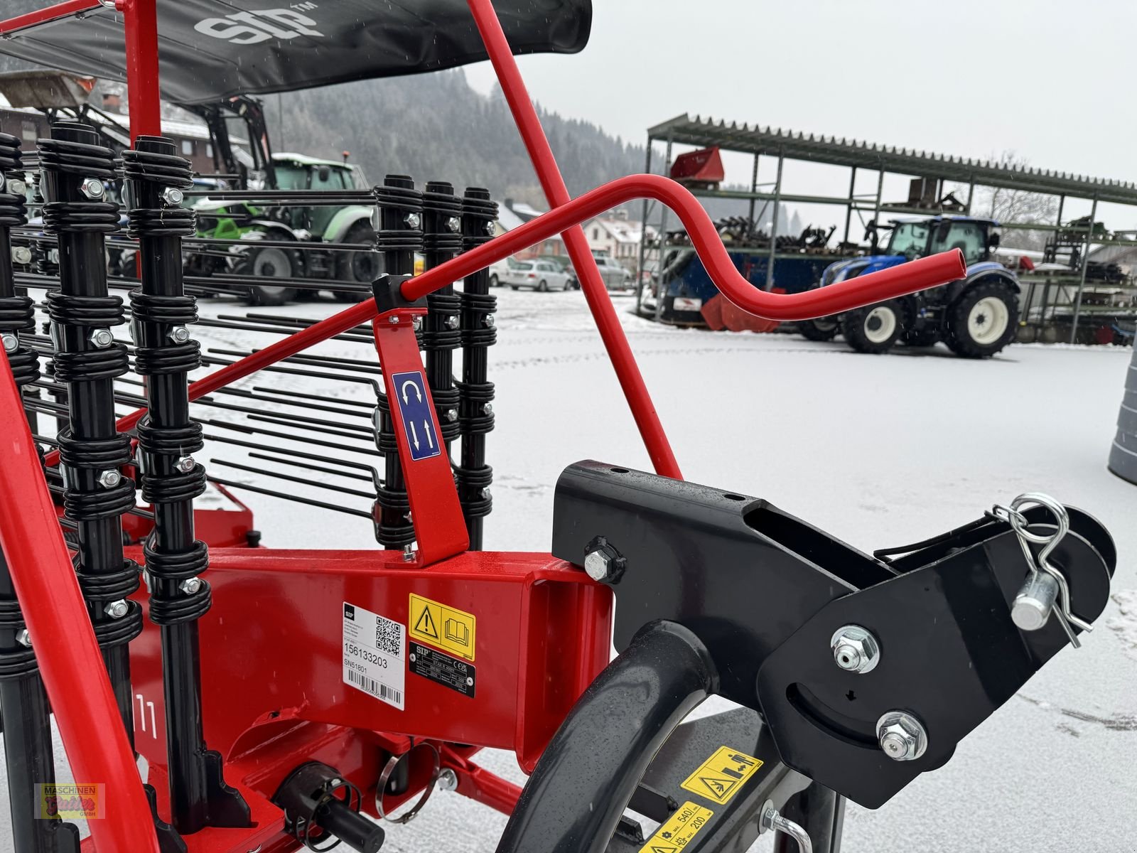 Schwader Türe ait SIP Star 400/11 Einkreiselschwader mit Tastrad, Neumaschine içinde Kötschach (resim 17)