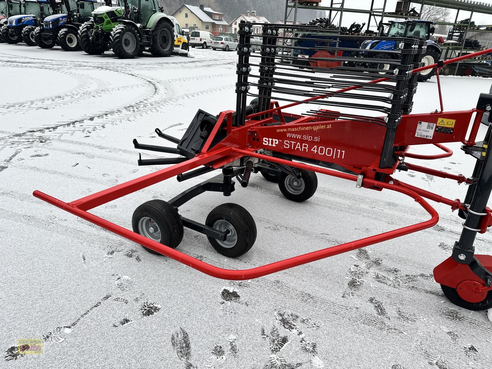 Schwader Türe ait SIP Star 400/11 Einkreiselschwader mit Tastrad, Neumaschine içinde Kötschach (resim 24)