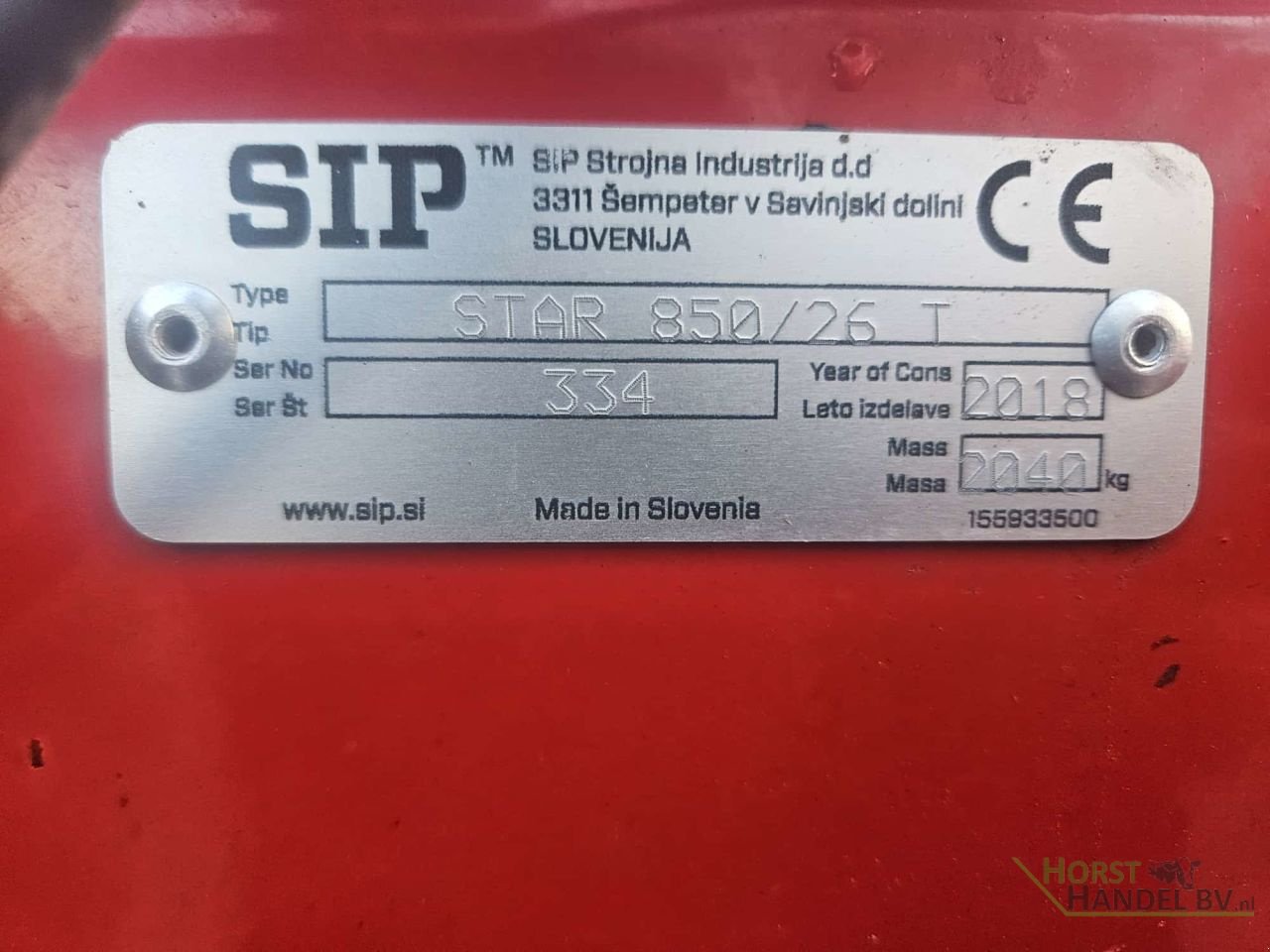 Schwader tip SIP Star 850, Gebrauchtmaschine in Garnwerd (Poză 4)