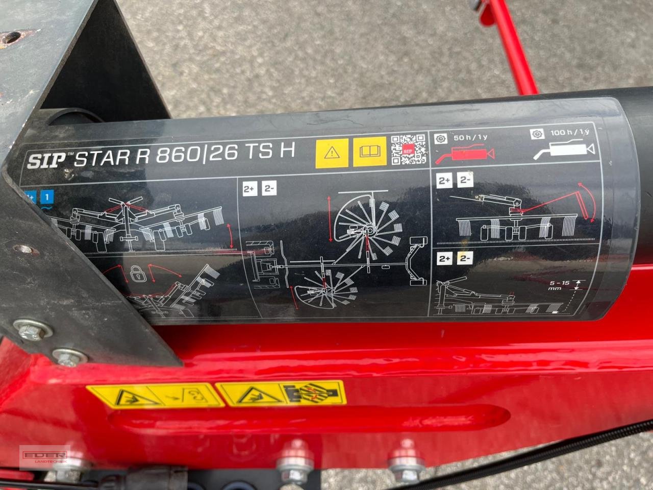 Schwader des Typs SIP Star R 860/26 TS H, Vorführmaschine in Tuntenhausen (Bild 17)