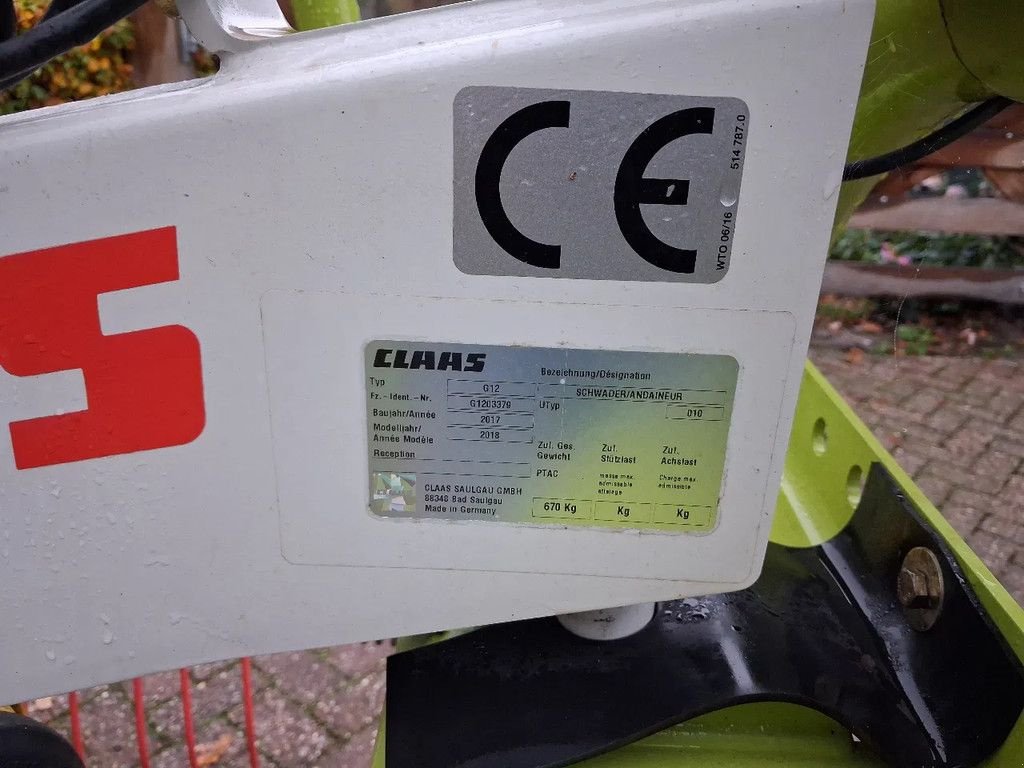 Schwader des Typs Sonstige Claas Liner 420 en 450 hark, Gebrauchtmaschine in Lunteren (Bild 8)