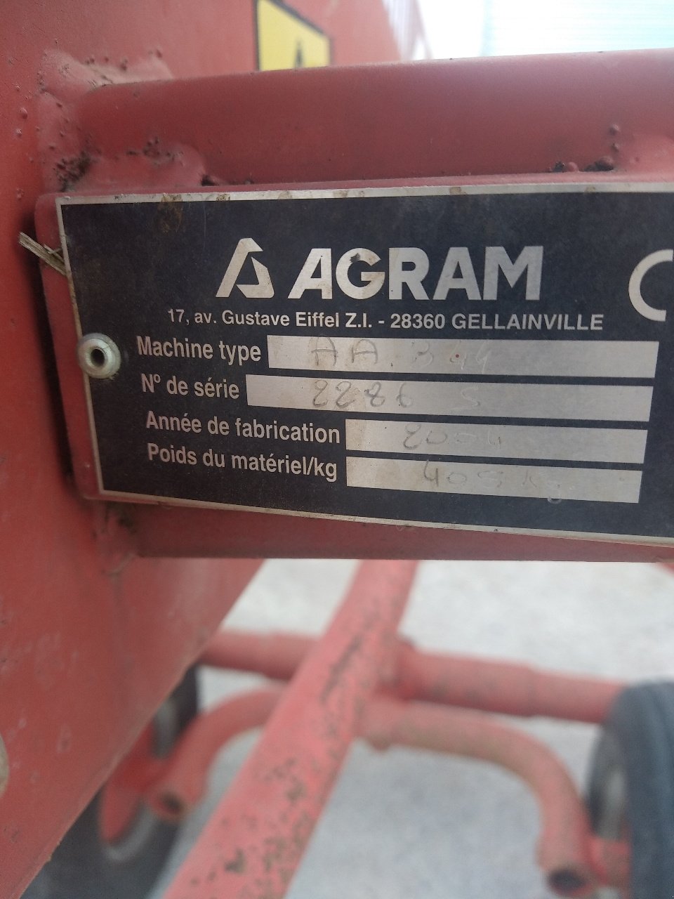 Schwader del tipo Sonstige QUAD 344, Gebrauchtmaschine en Lérouville (Imagen 5)