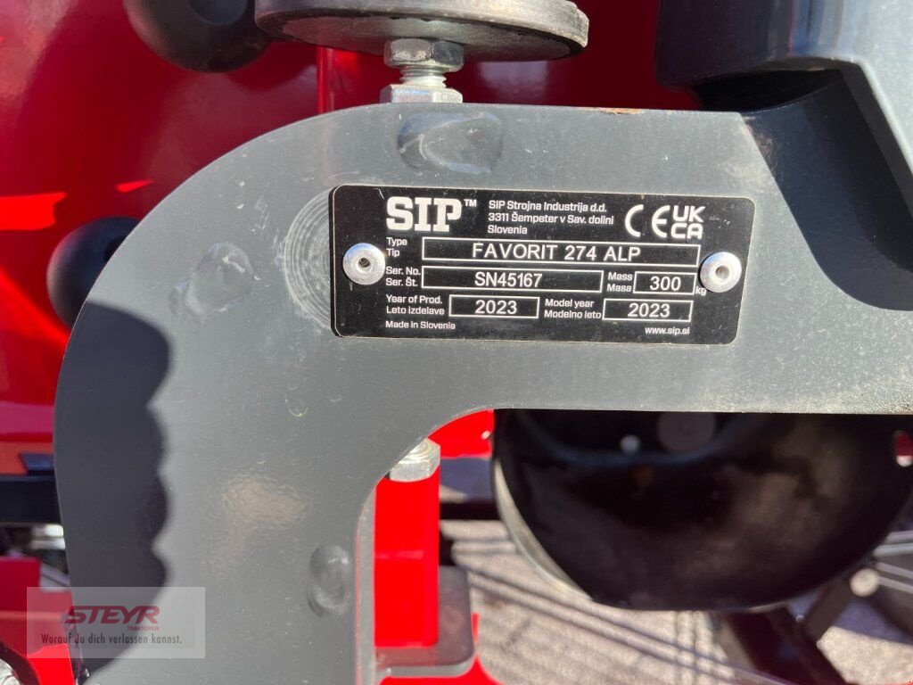 Schwader typu Sonstige SIP  Favorit 274 F  ALP. Bandrechen, Neumaschine v Kilb (Obrázek 4)