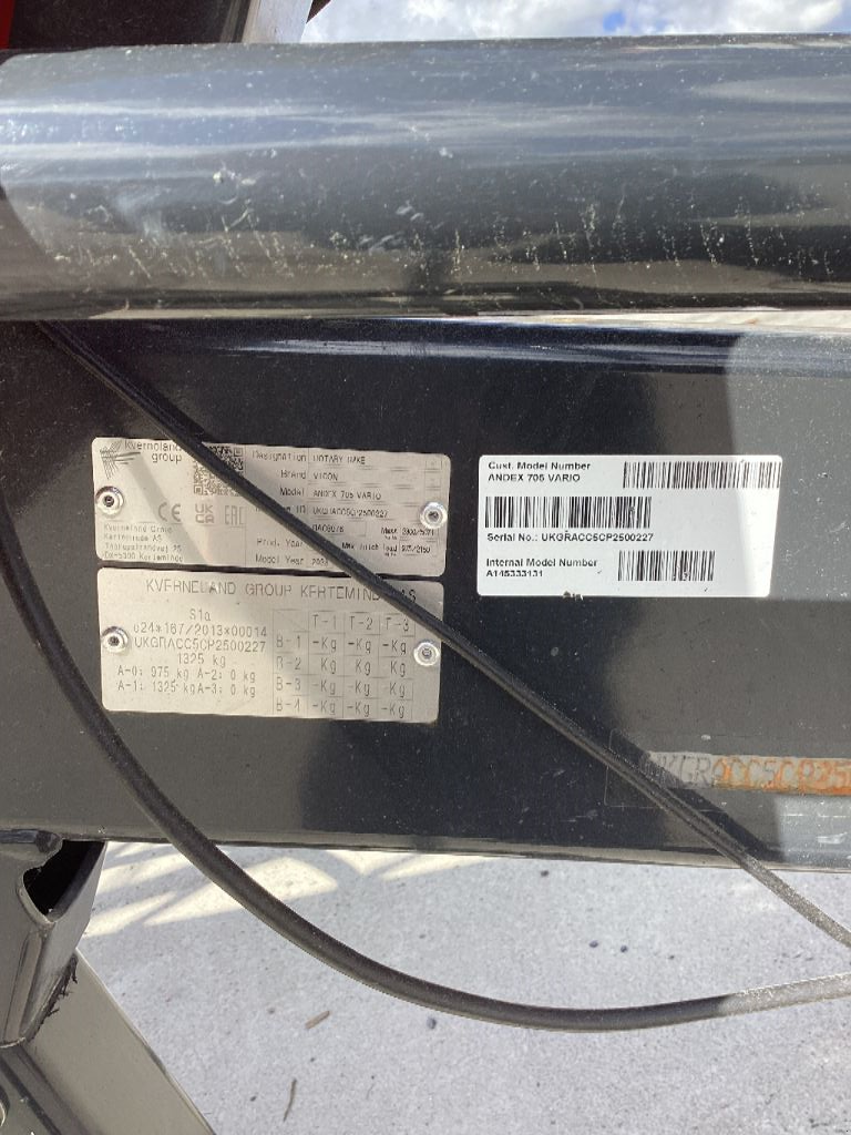 Schwader типа Vicon 705 VARIO, Gebrauchtmaschine в AUMONT AUBRAC (Фотография 4)