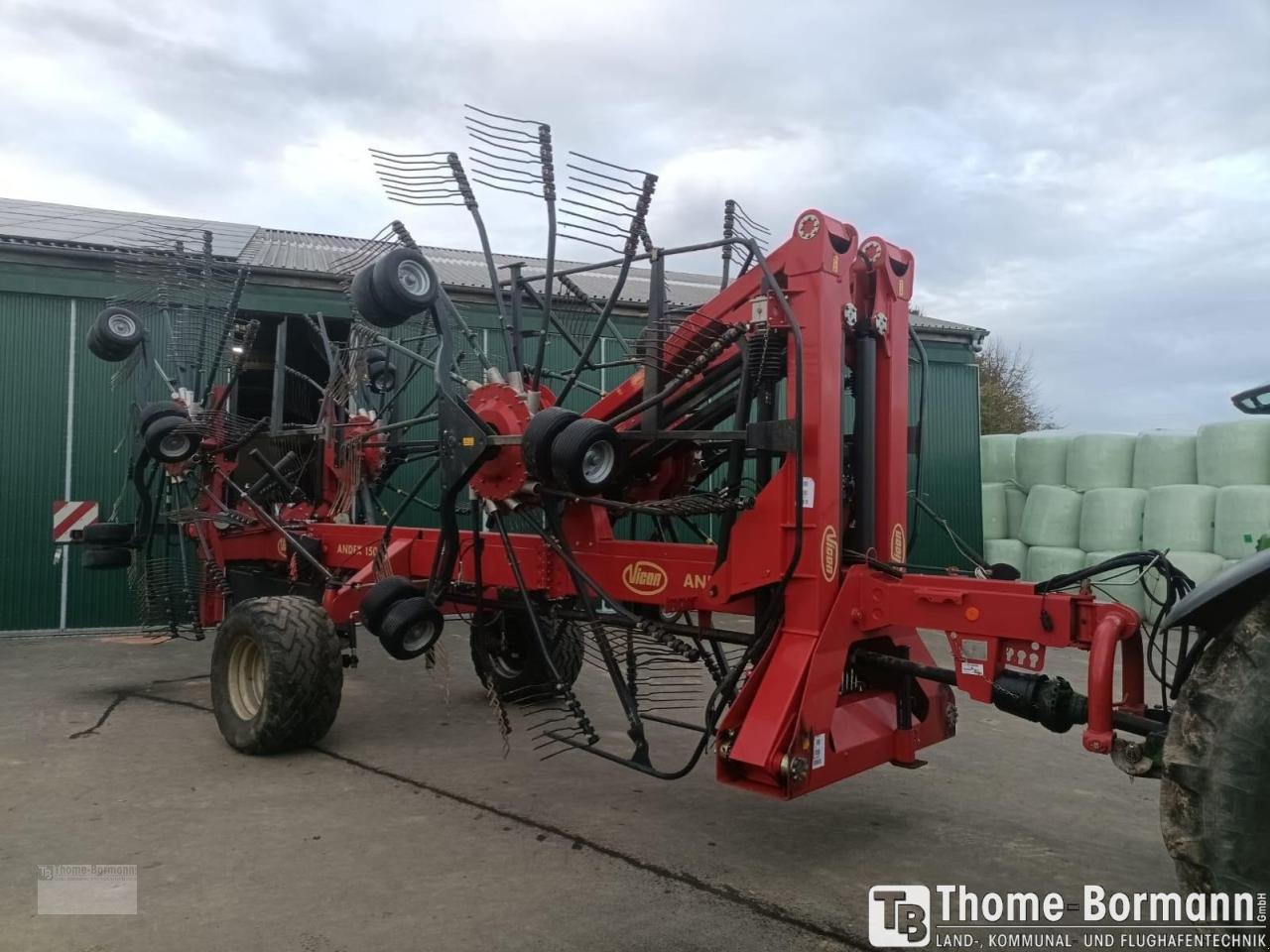 Schwader Türe ait Vicon ANDEX 1505, Gebrauchtmaschine içinde Prüm (resim 1)