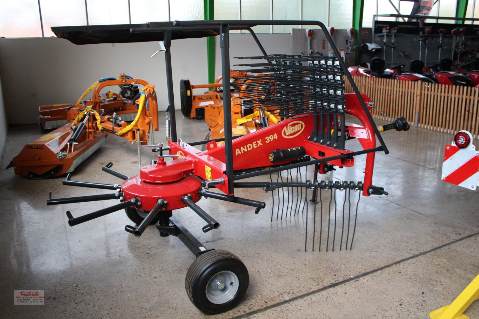 Schwader typu Vicon Andex 394, Neumaschine v Ansbach (Obrázek 3)