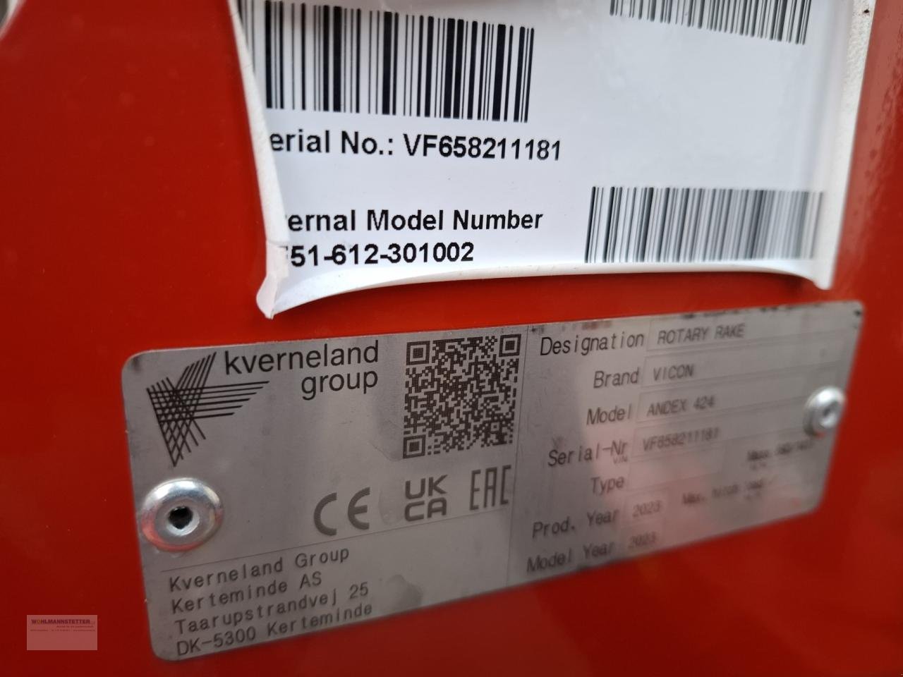 Schwader of the type Vicon ANDEX 424, Neumaschine in Unterdietfurt (Picture 8)