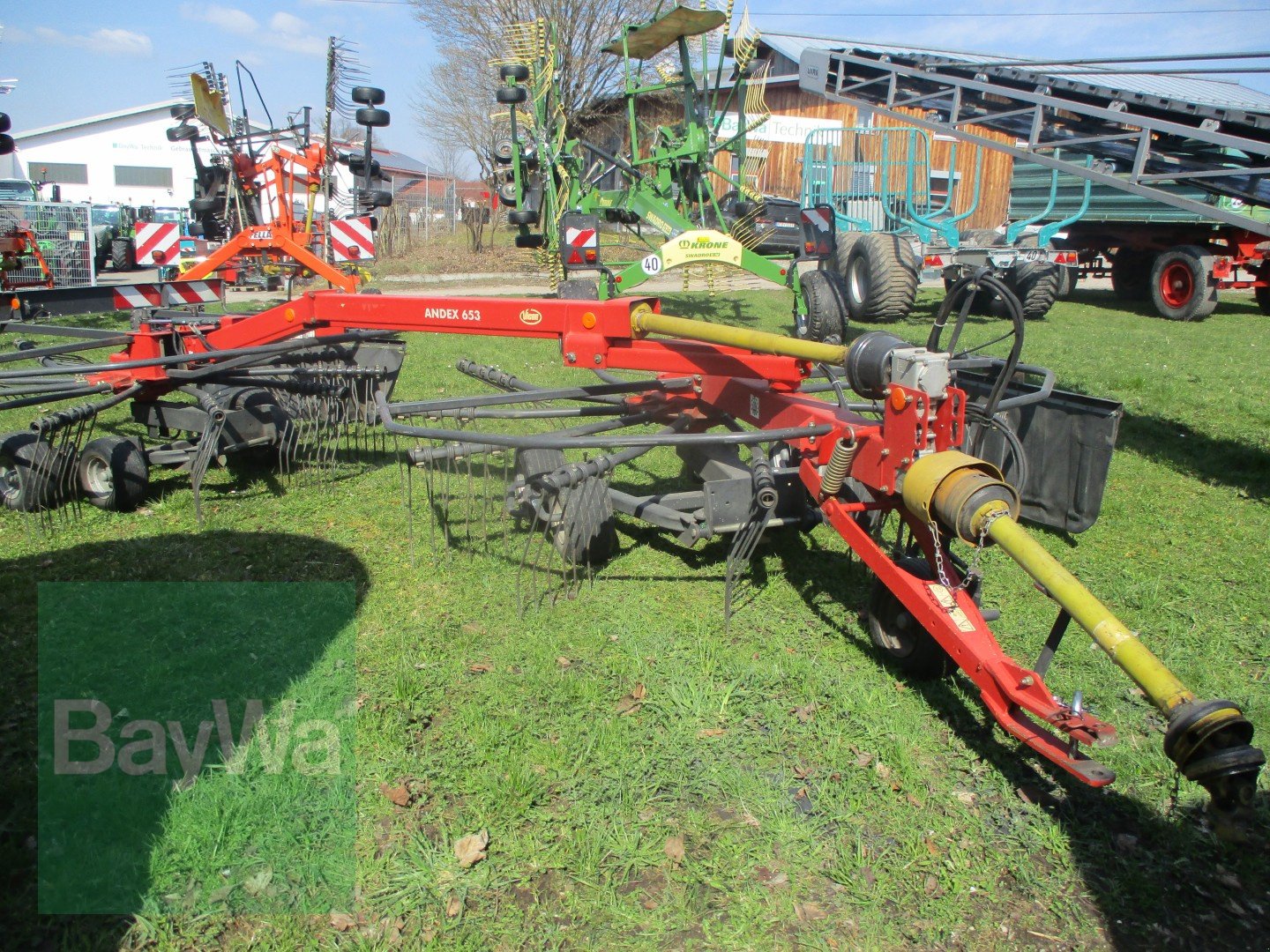 Schwader van het type Vicon Andex 653, Gebrauchtmaschine in Schönau b.Tuntenhausen (Foto 1)