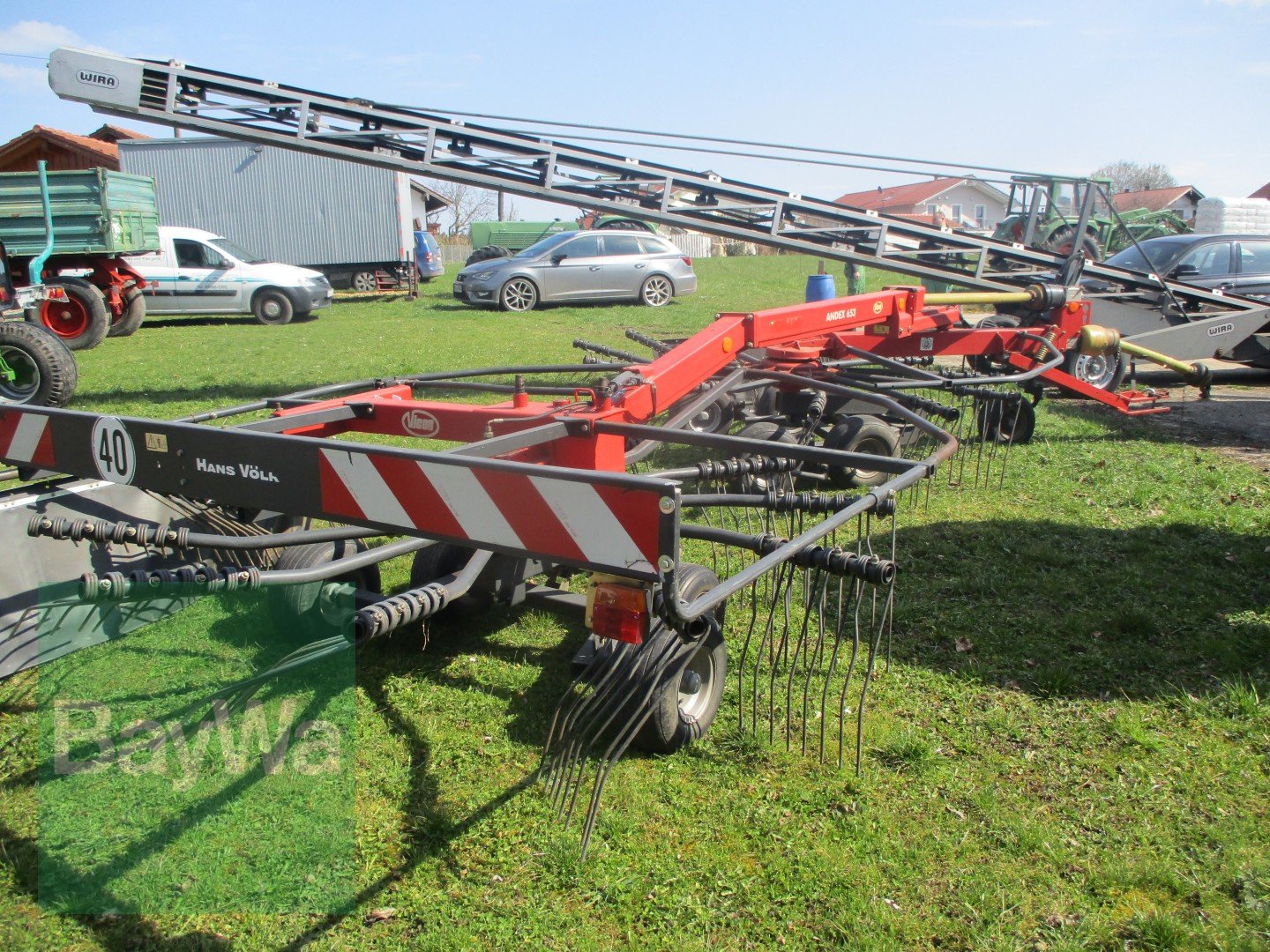 Schwader van het type Vicon Andex 653, Gebrauchtmaschine in Schönau b.Tuntenhausen (Foto 4)