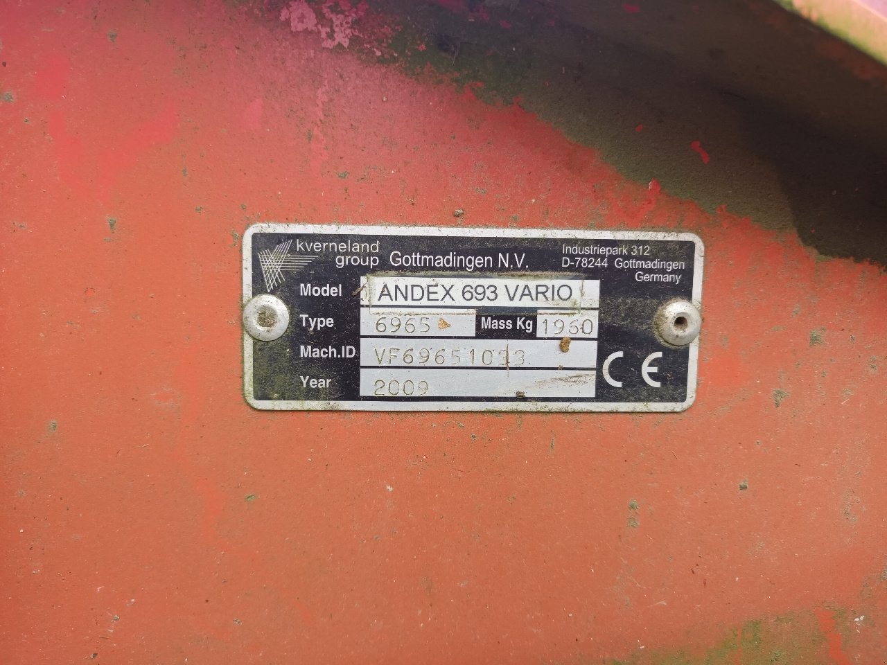 Schwader des Typs Vicon ANDEX 693 Vario, Gebrauchtmaschine in LIGNY LE CHATEL (Bild 7)