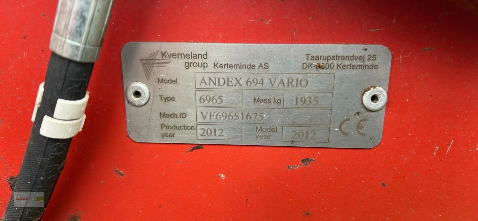 Schwader типа Vicon Andex 694 Vario, Gebrauchtmaschine в Langenau (Фотография 3)